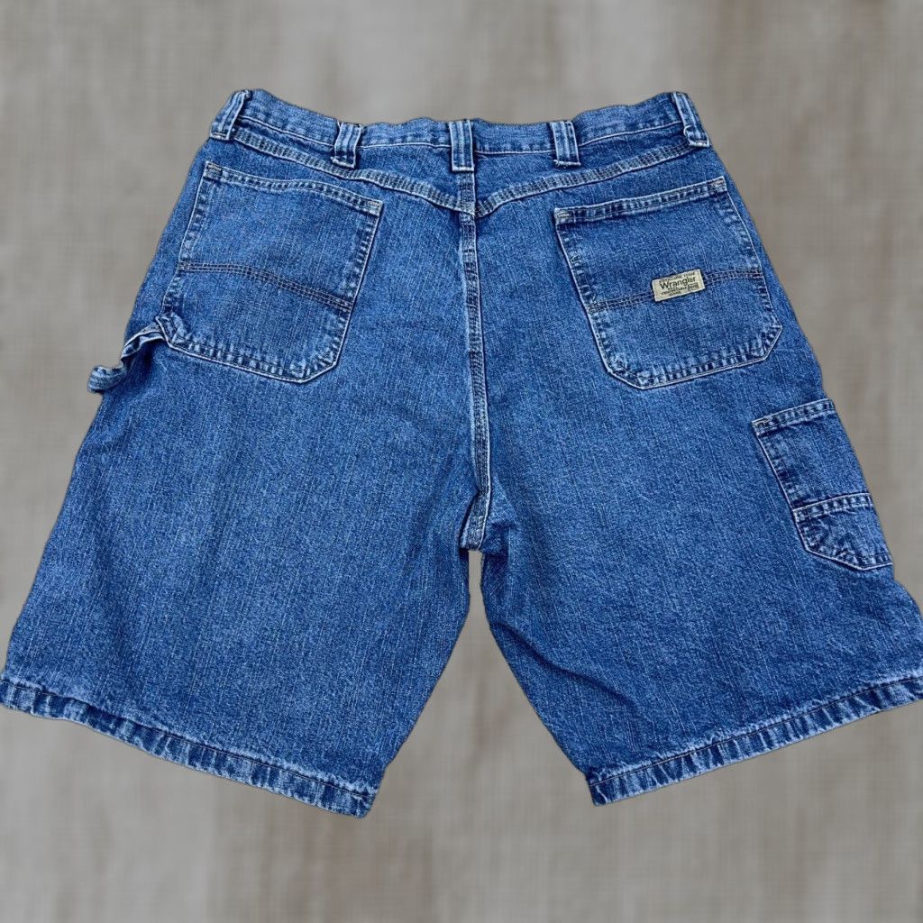 Wrangler Vintage Wrangler Shorts Men 36 Carpenter Baggy Y2K 00s Skater Cyber Work Wear R2 Size US 36 / EU 52 - 1 Thumbnail