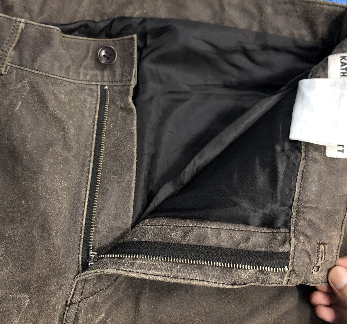 Katharine Hamnett London Vintage Katharine Hamnett London Composition Cow Skin Pants Size US 32 / EU 48 - 16 Thumbnail