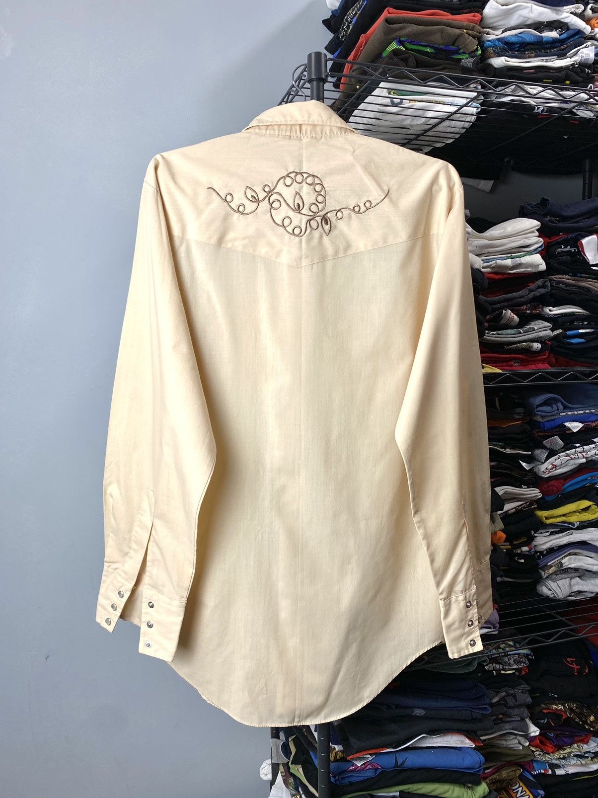Vintage Rare! 1970’s Vintage BAR B Western Wear Shirt Size US M / EU 48-50 / 2 - 2 Thumbnail