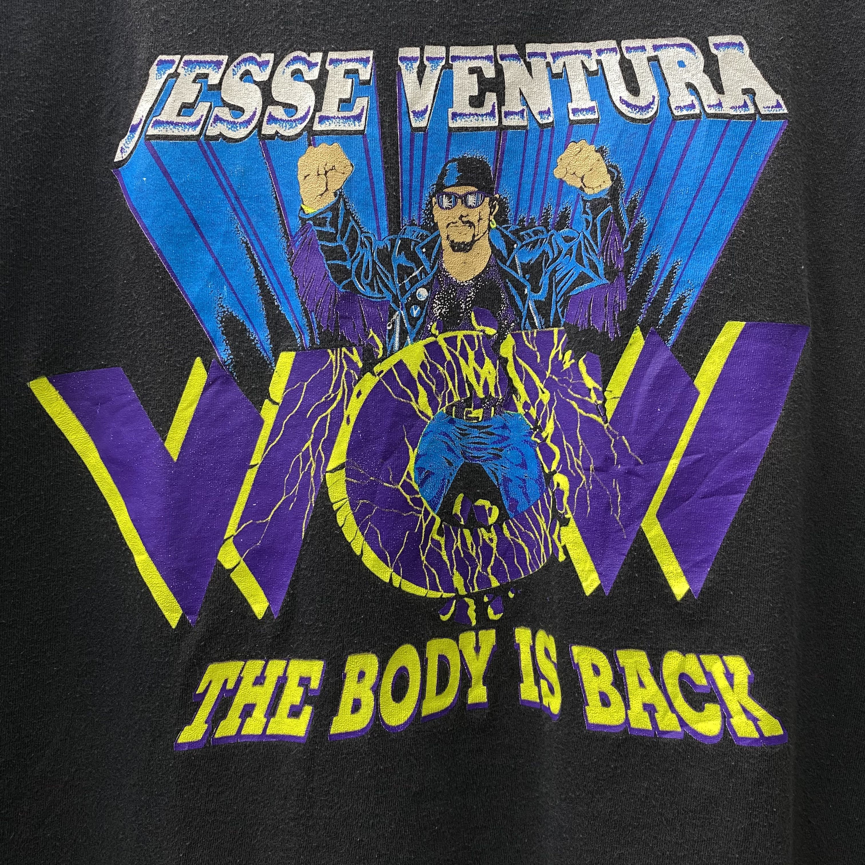 WCW/nWo JESSE VENTURA Vintage 90s WCW Shirt Size US XL / EU 56 / 4 - 2 Thumbnail