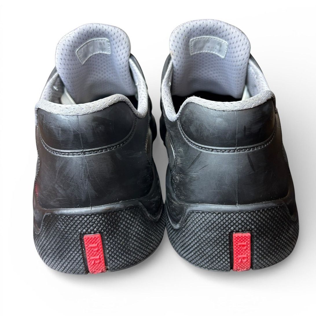 Prada Prada America's Cup Soft Rubber Black Sneakers | Size 41(8) Size US 8 / EU 41 - 6 Thumbnail