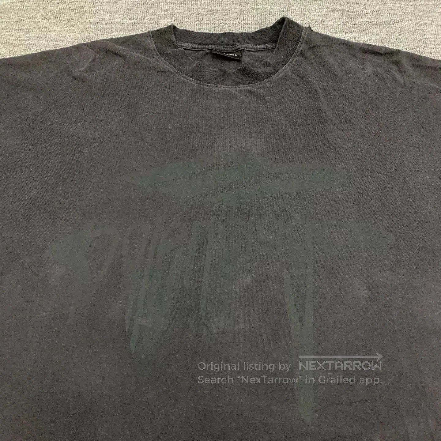Balenciaga Balenciaga Black Short Sleeve T-Shirt. Size US XL / EU 56 / 4 - 6 Thumbnail
