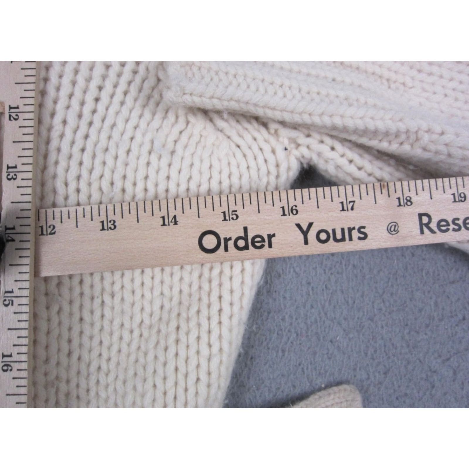 Gap VINTAGE Gap Sweater Cardigan Womens Small Creme Belted Wool Angora Y2K Ladies 90s Size S / US 4 / IT 40 - 6 Thumbnail
