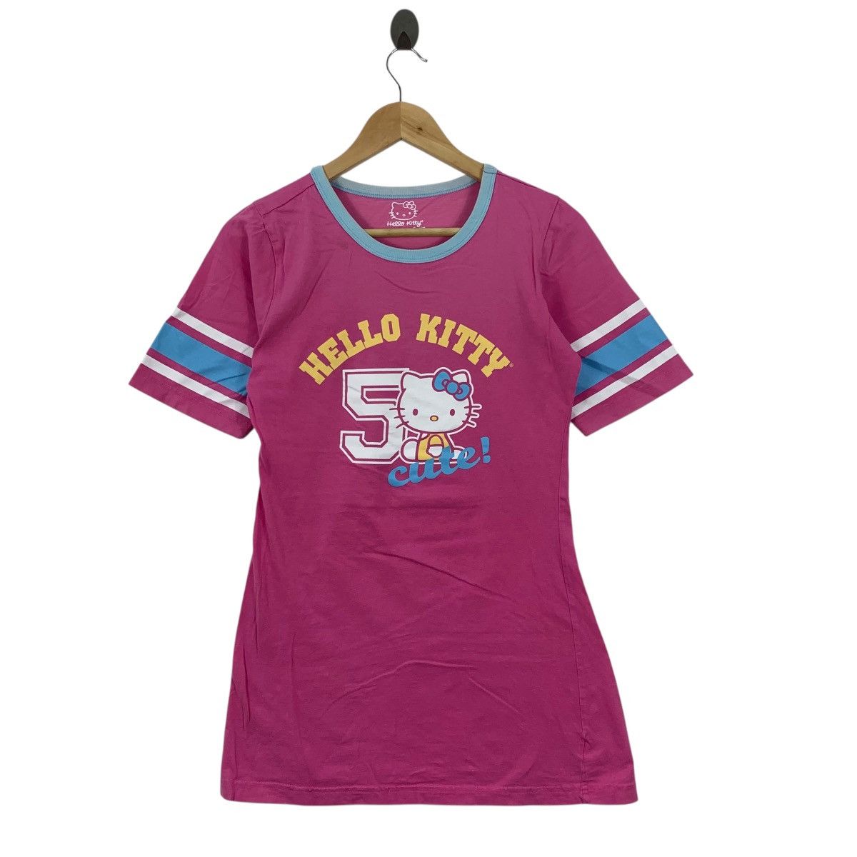 Japanese Brand HELLO KITTY CUTE By Sanrio Japanese Cartoon Anime Tshirt Size L / US 10 / IT 46 - 1 Thumbnail