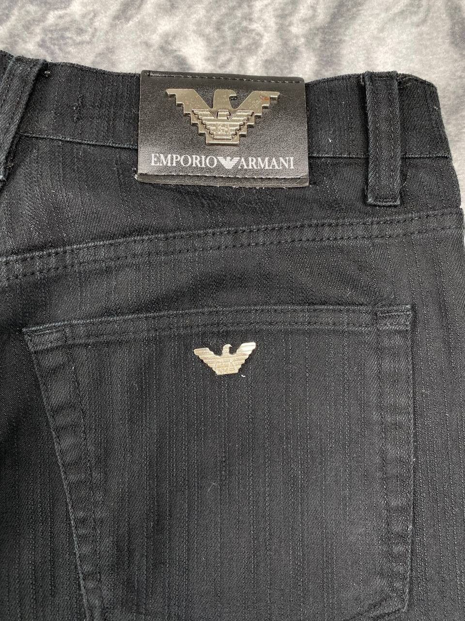 Armani Vintage Armani Jeans Denim Jeans Big Logo Men Size 32 Black Size US 32 / EU 48 - 3 Thumbnail