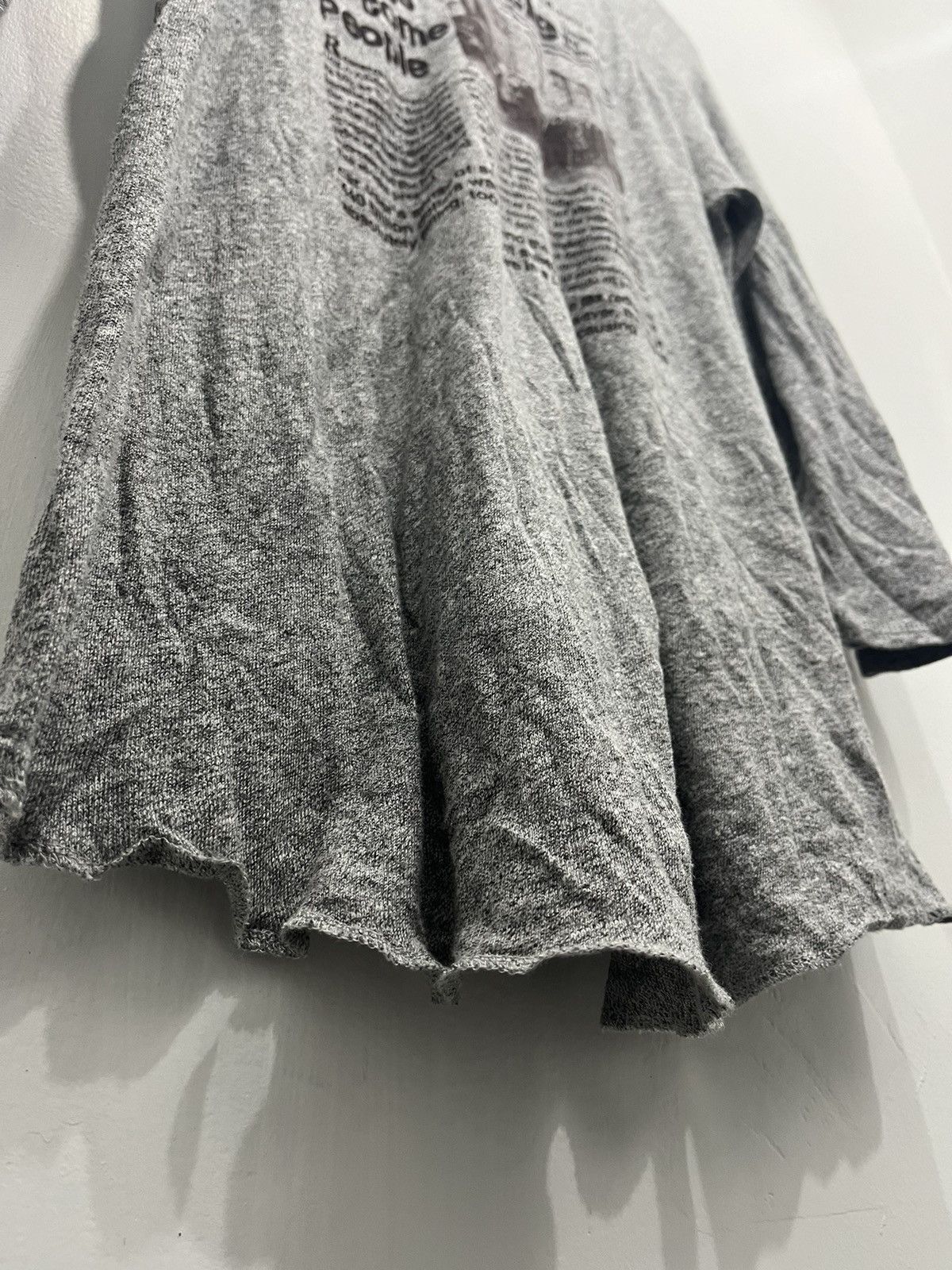 Japanese Brand Newspaper Article Old Poem by Joy Current Long Sleeve Tee Size US L / EU 52-54 / 3 - 4 Thumbnail