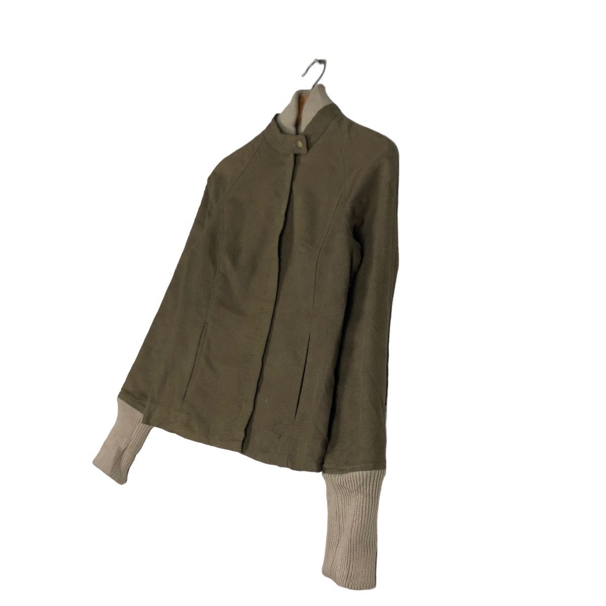 Japanese Brand 🔥Cropped Biker Jacket Ford Mills Inspire Issey Miyake Size US M / EU 48-50 / 2 - 2 Thumbnail