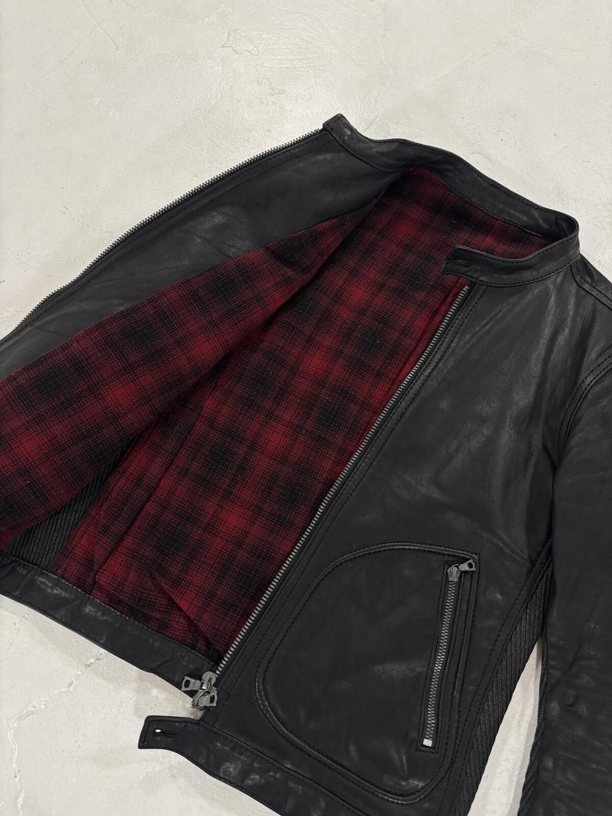 Isamu Katayama Backlash Isamu Katayama Flannel Linned Leather Jacket Size US M / EU 48-50 / 2 - 3 Thumbnail