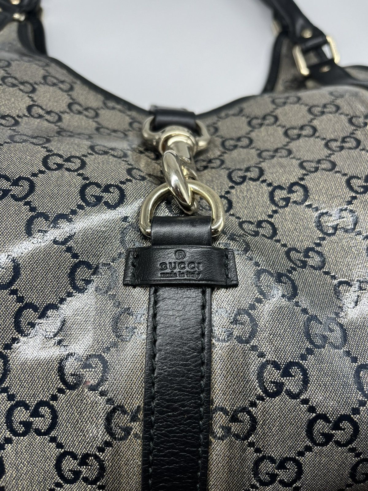 Gucci GUCCI Crystal Monogram Medium Joy Shoulder Bag Black Size ONE SIZE - 20 Thumbnail