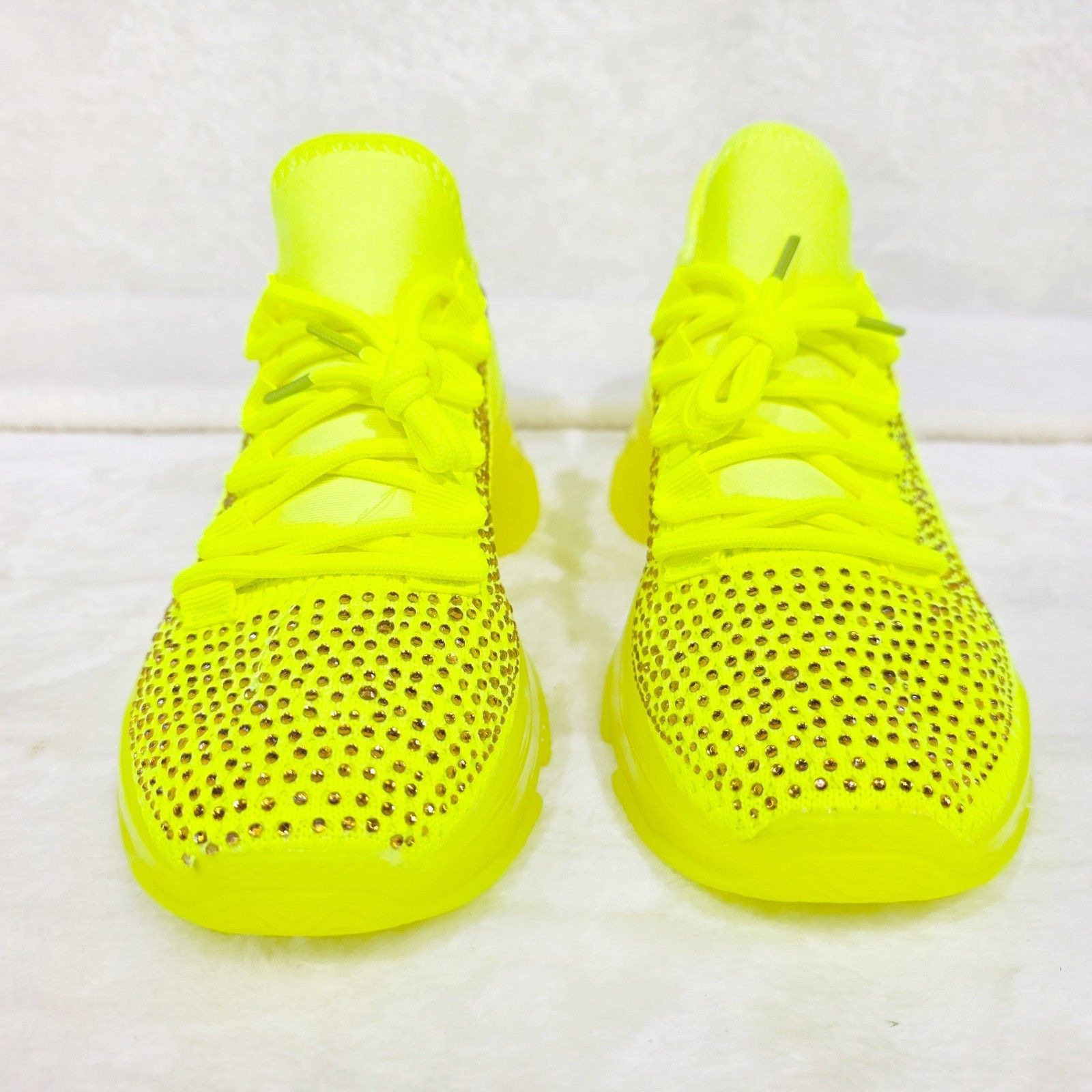 Other Frey Bright Neon Yellow Jelly Sole Slip On Pull Tie Comfy R Size US 6 / IT 36 - 5 Thumbnail