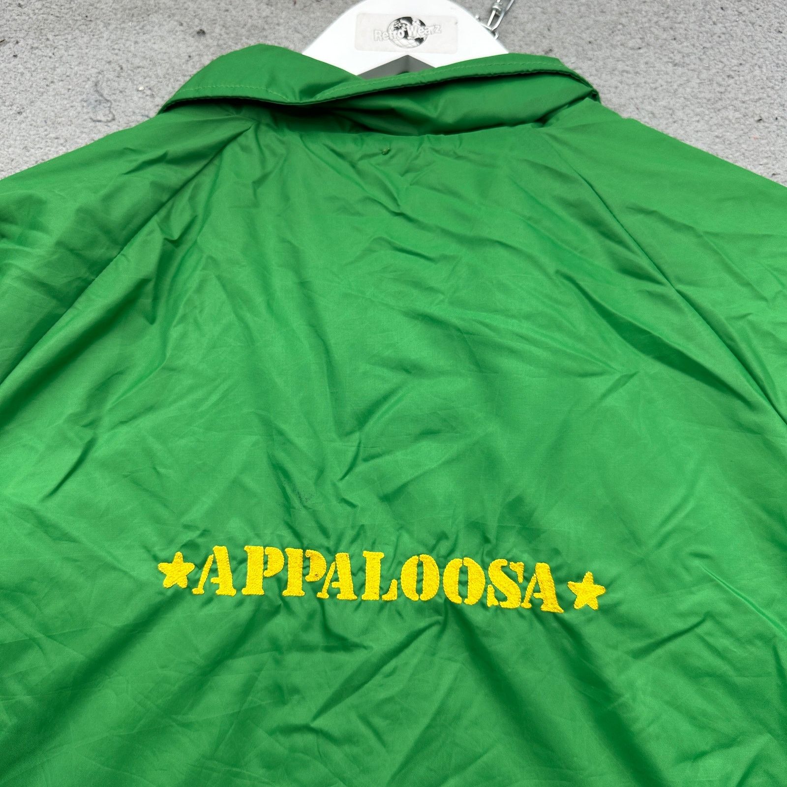 Vintage Vintage 80s Appaloosa Windbreaker Coach Snap Jacket XXL Size US XXL / EU 58 / 5 - 7 Thumbnail