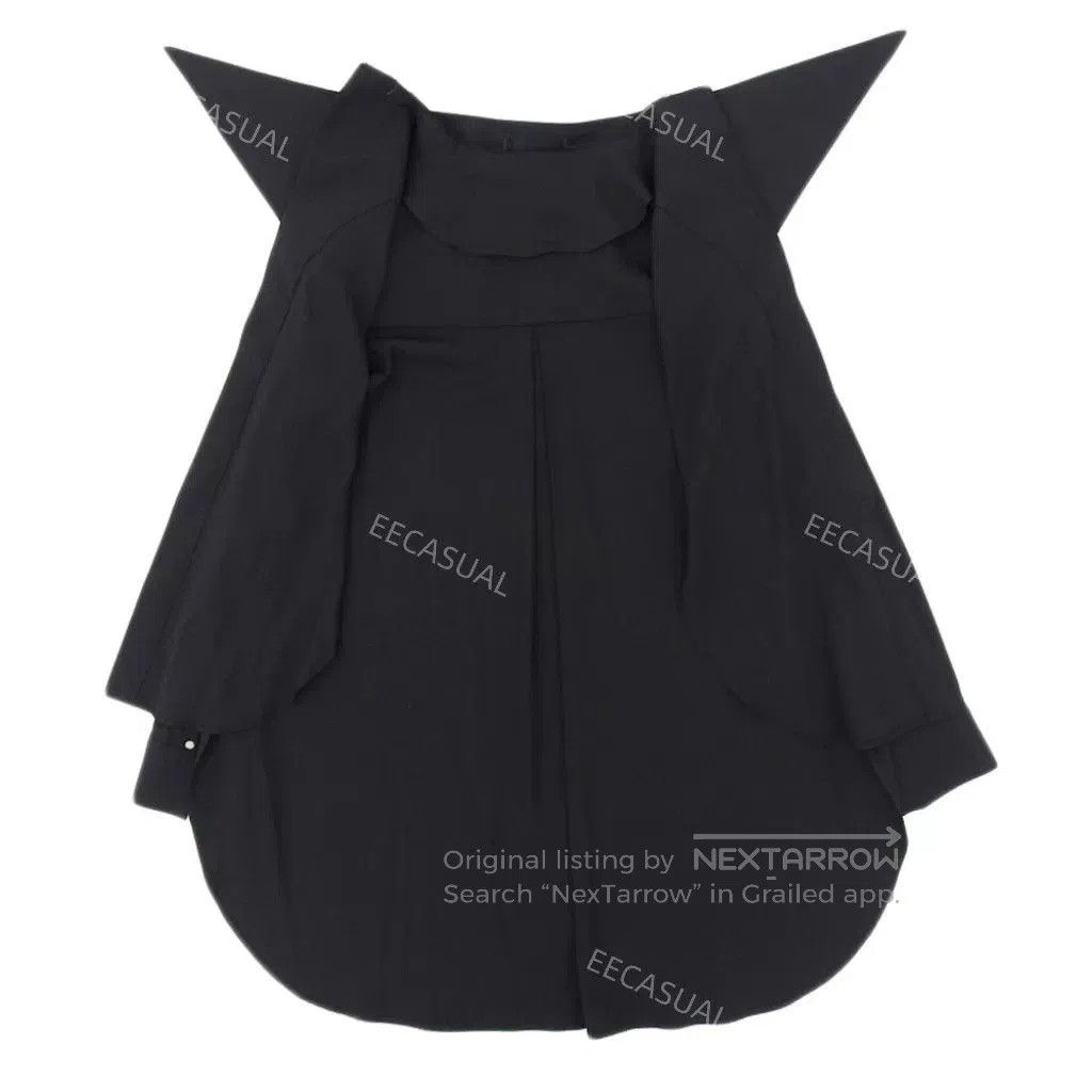 Yohji Yamamoto Yohji Yamamoto Black Silk Long Sleeve Shirt. Size M / US 6-8 / IT 42-44 - 3 Thumbnail