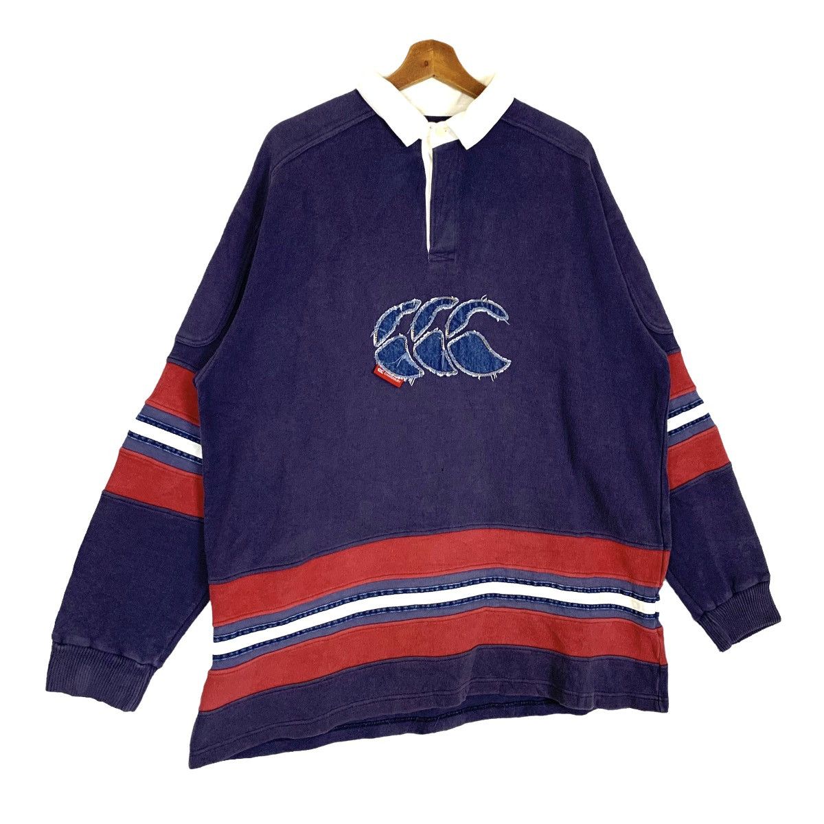 Canterbury of New Zealand Vintage Canterbury Of New Zealand Polo Rugby Sweatshirt Size US XL / EU 56 / 4 - 3 Thumbnail