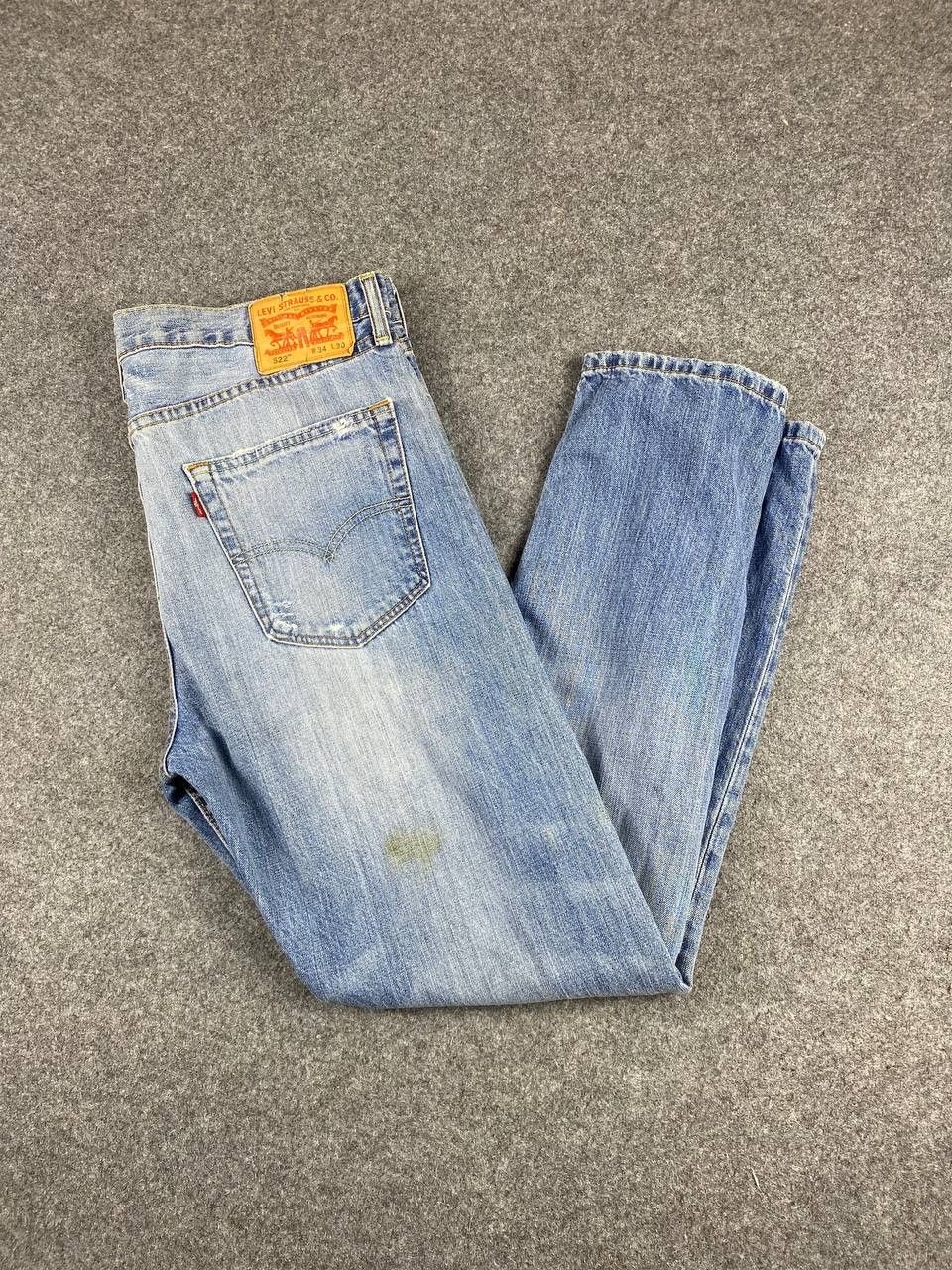 Levi's levis 522 distresse denim nice design Size US 37 - 2 Thumbnail