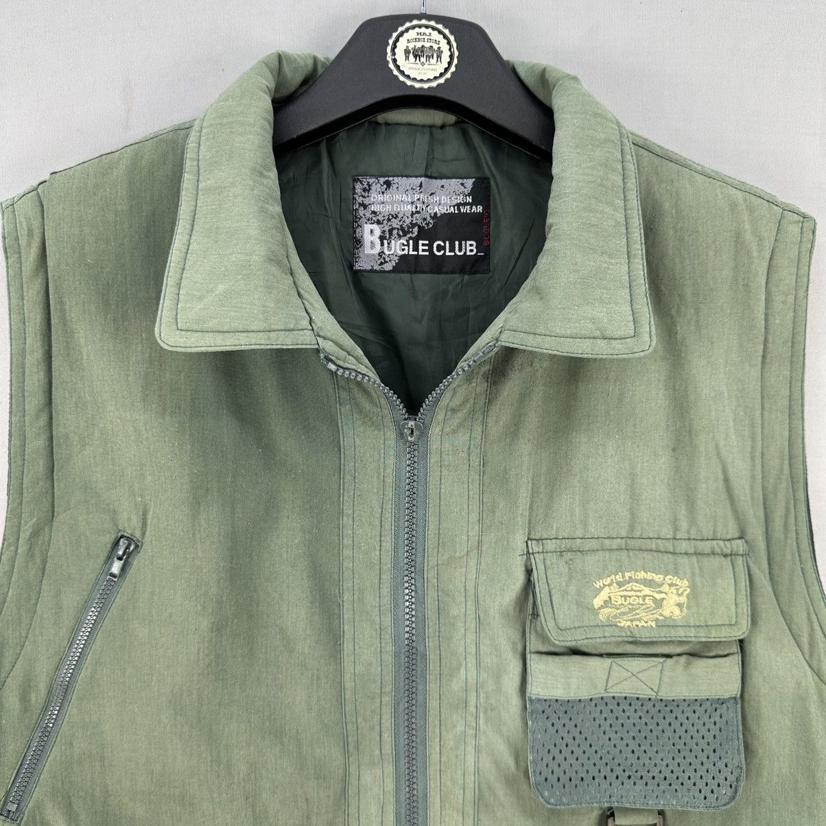 Gear for Sports Vintage 90's Fishing Gear Vest by Bugle Club Japan Size US L / EU 52-54 / 3 - 7 Thumbnail