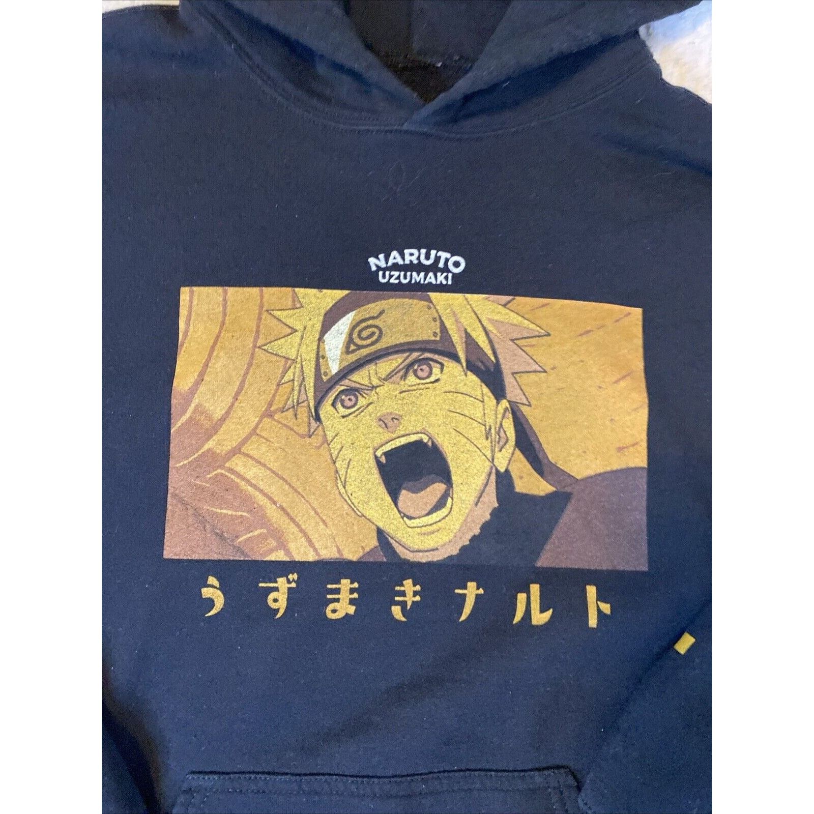 (di)vision Naruto Uzumaki Black Hoodie Japanese Anime Men’s Small Size US S / EU 44-46 / 1 - 2 Thumbnail