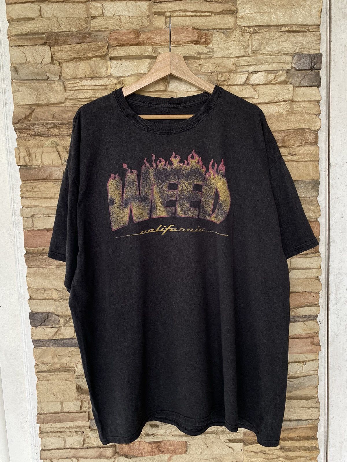 Vintage Weed California Flame Tees Size US XXL / EU 58 / 5 - 1 Thumbnail