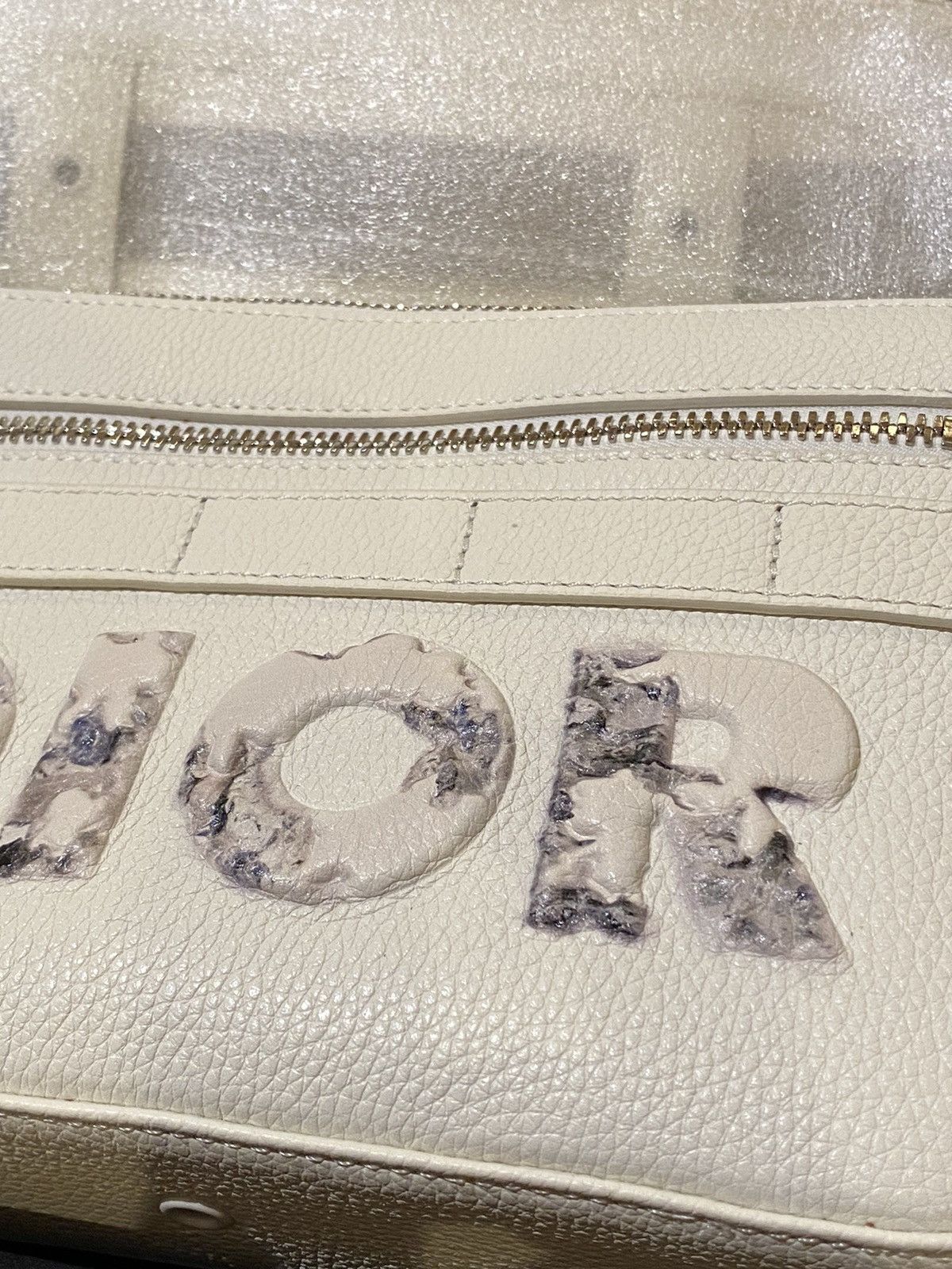 Daniel Arsham × Dior Dior x Daniel Arsham Saddle Pouch Calfskin Size ONE SIZE - 6 Thumbnail