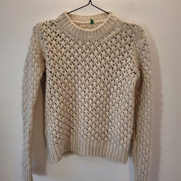 United Colors Of Benetton United Colors Of Benetton Knit Wool Blend Sweater - Xs Size XS / US 0-2 / IT 36-38 - 1 Thumbnail