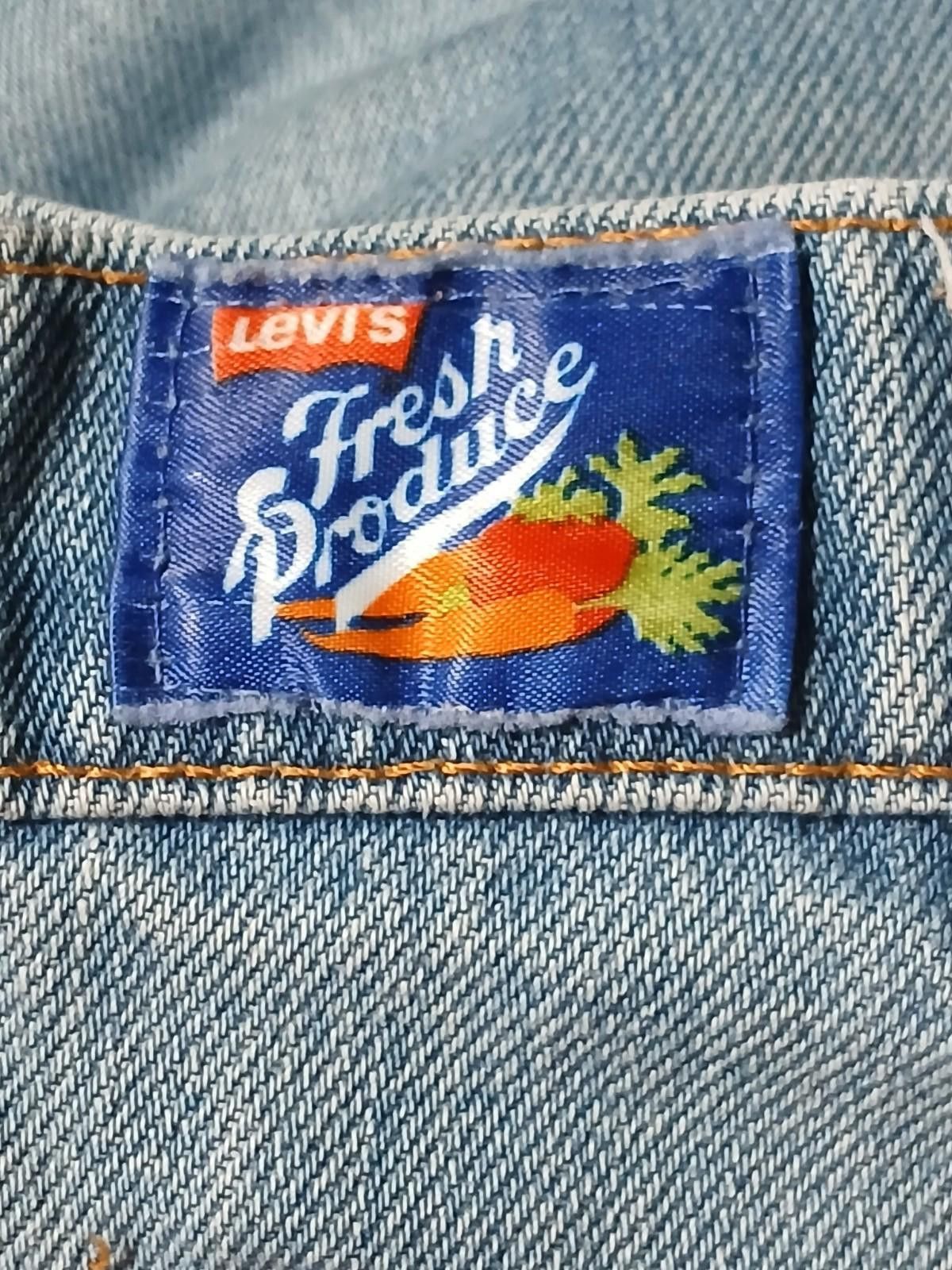 Levi's 70's Levis Fresh Produce Orange Tab Flare Jeans Men's 32x30 Size US 34 / EU 50 - 3 Thumbnail