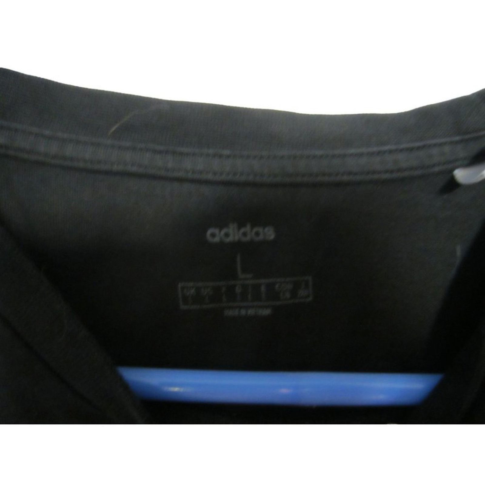 Adidas Streetwear Graphic Black Cropped Tee Adidas Size L / US 10 / IT 46 - 4 Thumbnail