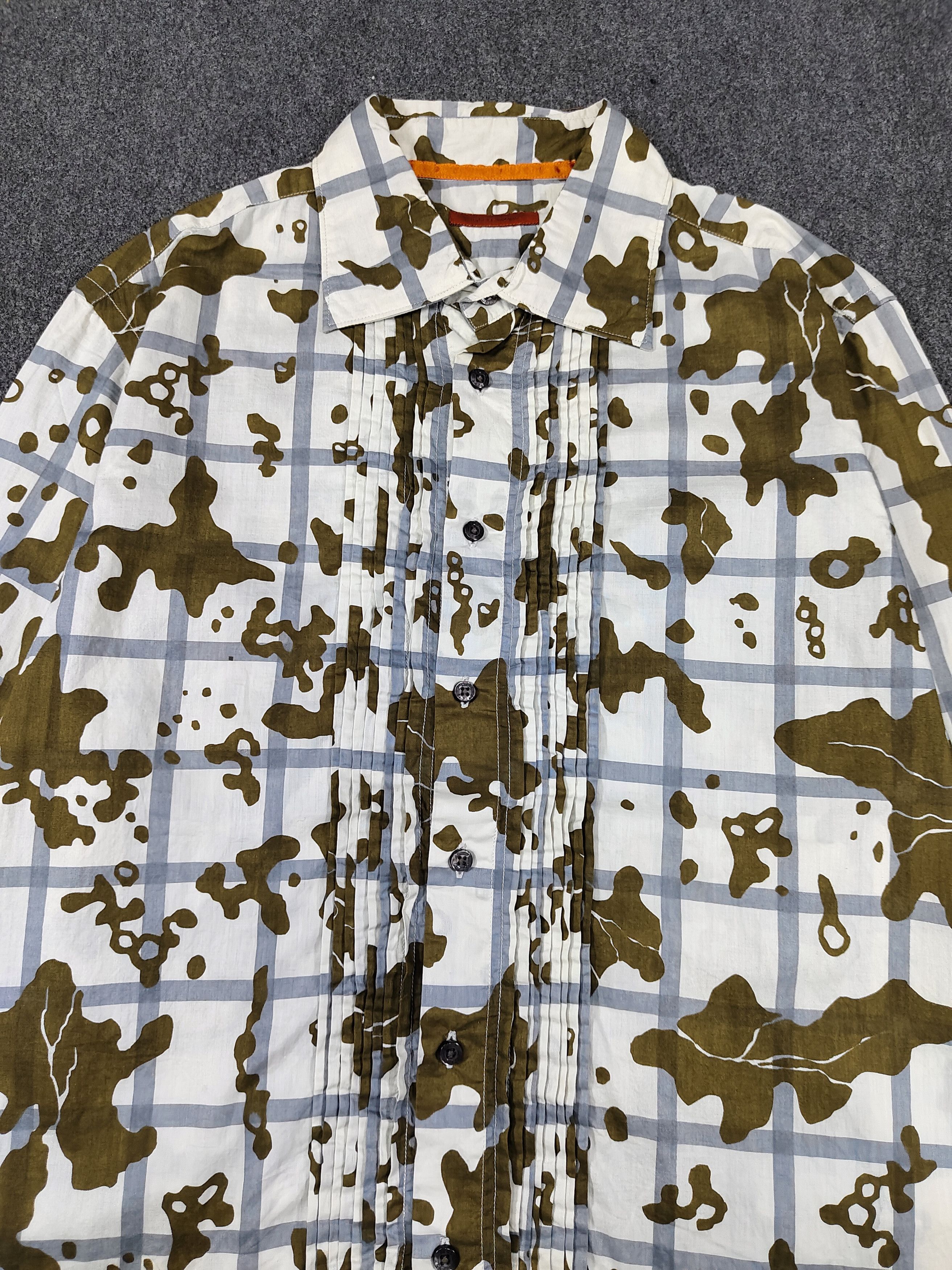 291295=Homme 291295 Homme🇯🇵 Bloody Mary Military Gothic Script Shirt Size US M / EU 48-50 / 2 - 6 Thumbnail