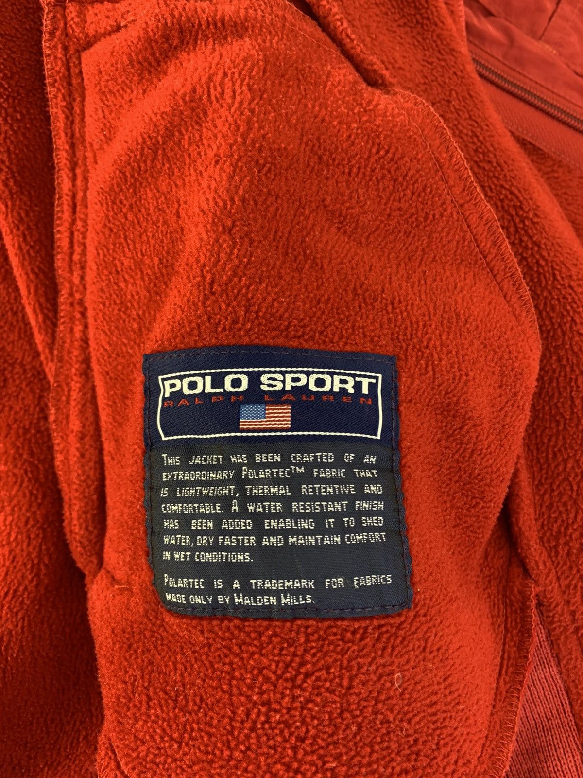 Polo Ralph Lauren Rare Vintage 90s Polo Sport Ralph Lauren Usa Fleece Bomber Size US M / EU 48-50 / 2 - 10 Thumbnail