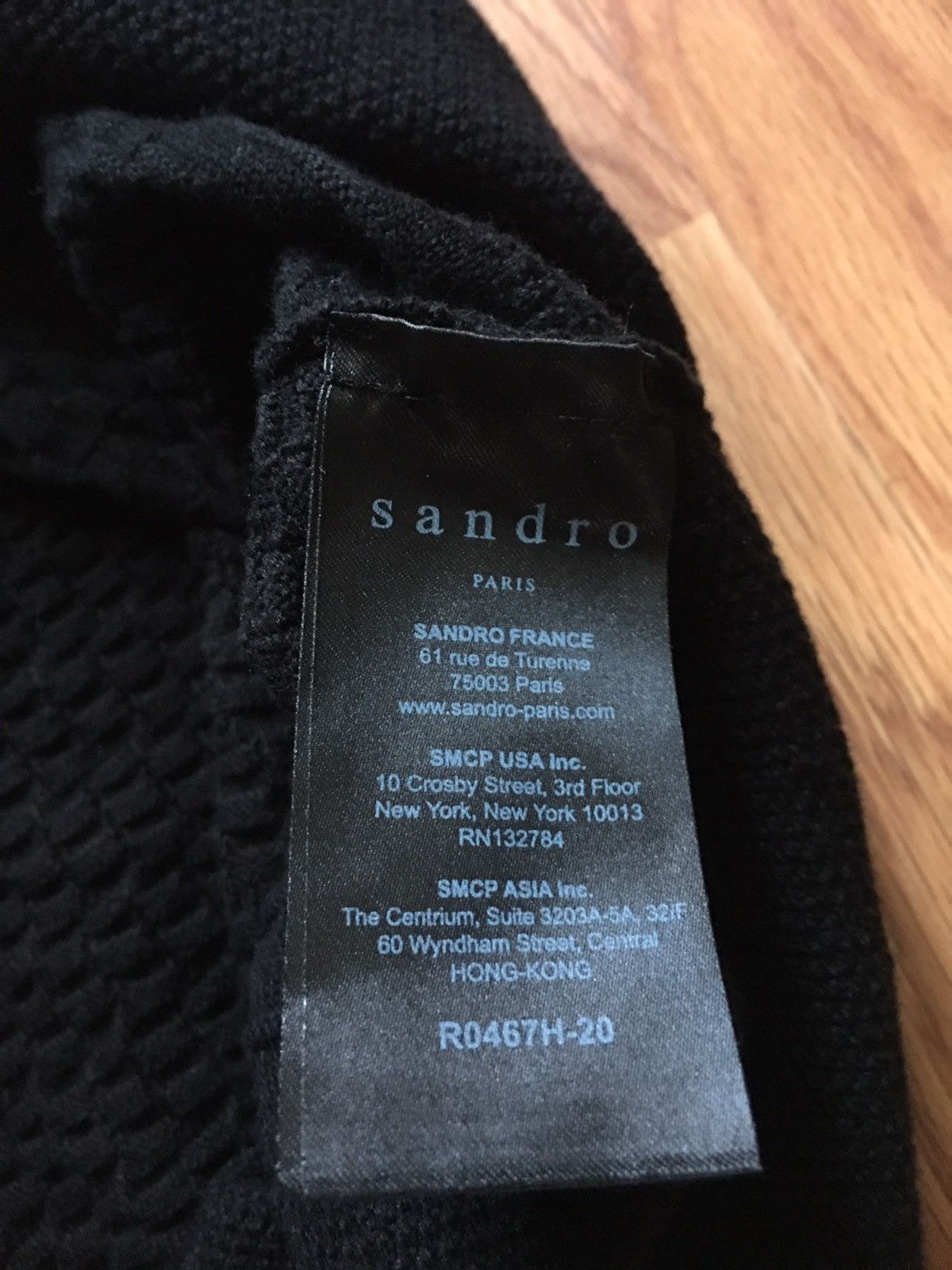 Sandro SANDRO Paris Black Knit Cotton Long Sleeve Dress Size 2 Size M / US 6-8 / IT 42-44 - 13 Thumbnail