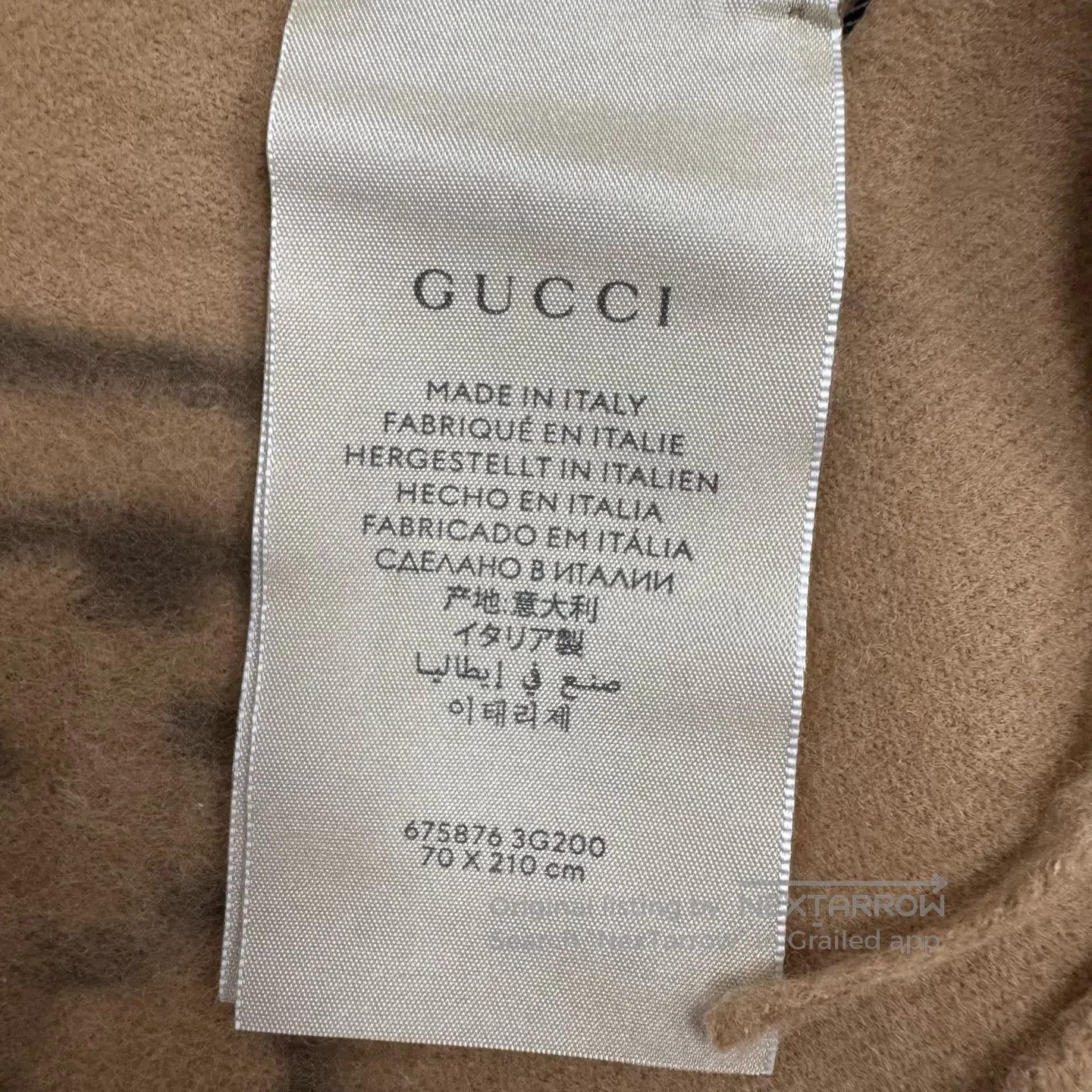 Gucci Guicci Double-G full-print jacquard scarf| Size ONE SIZE - 5 Thumbnail