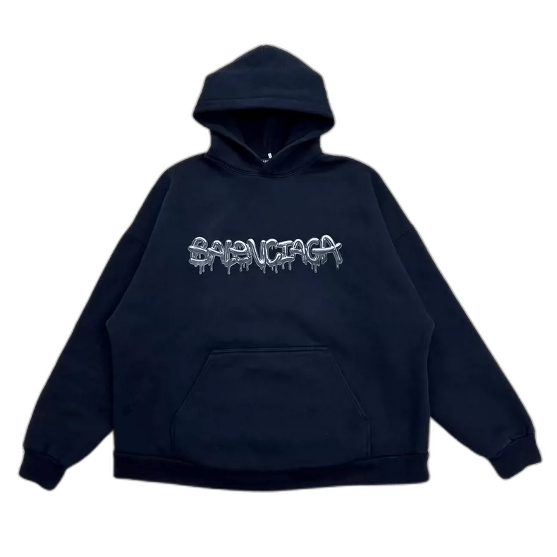 Balenciaga Balenciaga Drippy Logo Hoodie Size One-2505 Size US L / EU 52-54 / 3 - 1 Thumbnail