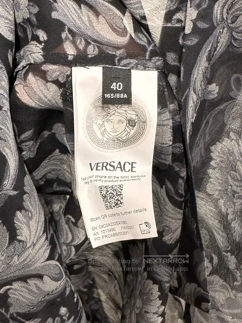 Versace Versace Silk print top Size XS / US 0-2 / IT 36-38 - 4 Thumbnail