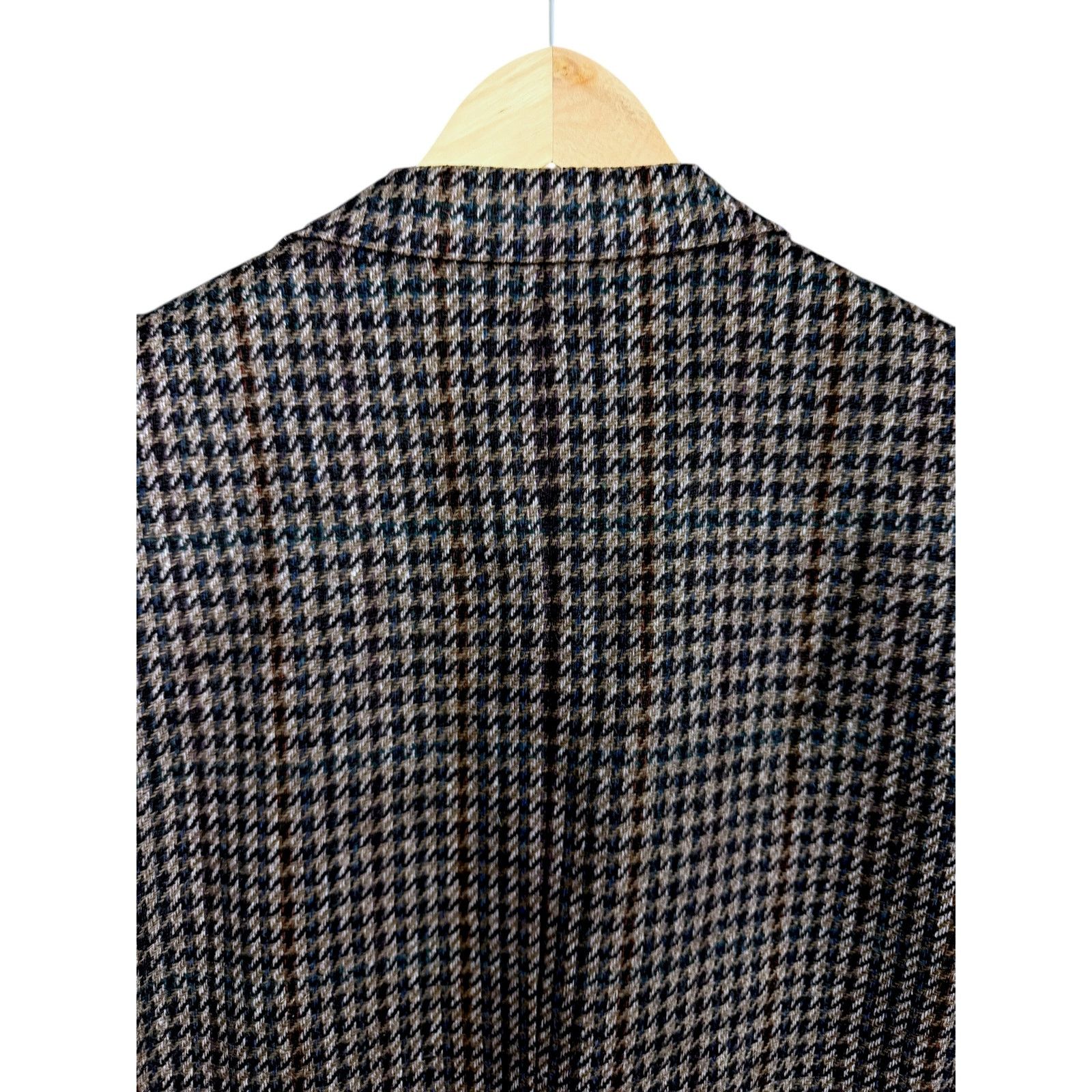 Burberry Vintage Men's Burberrys London 100% Tweed Wool Blazer 42R Size 42R - 12 Thumbnail