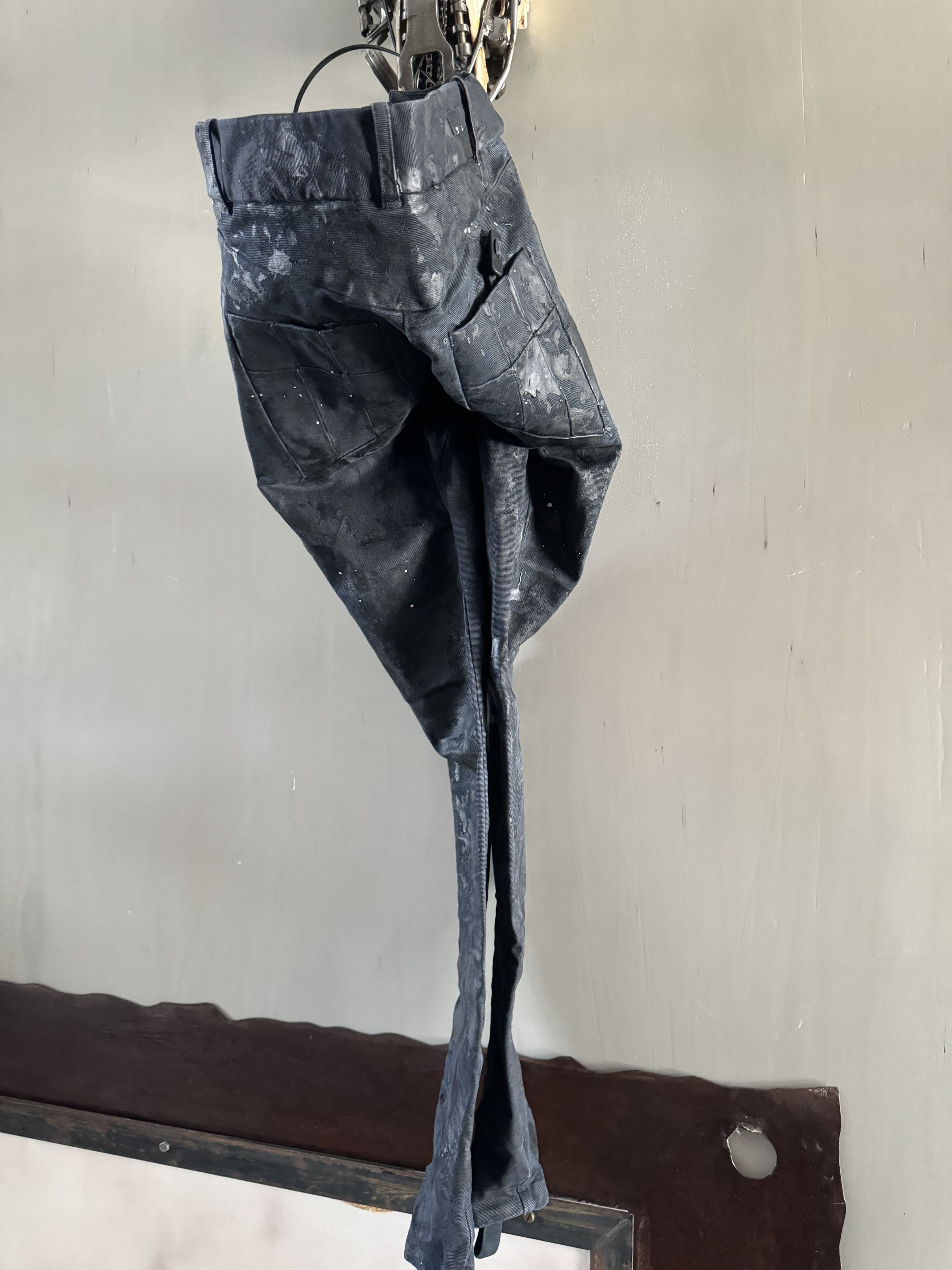 BLACK WAXED WP2 -F1405K SLIM FIT BBS JEANS
