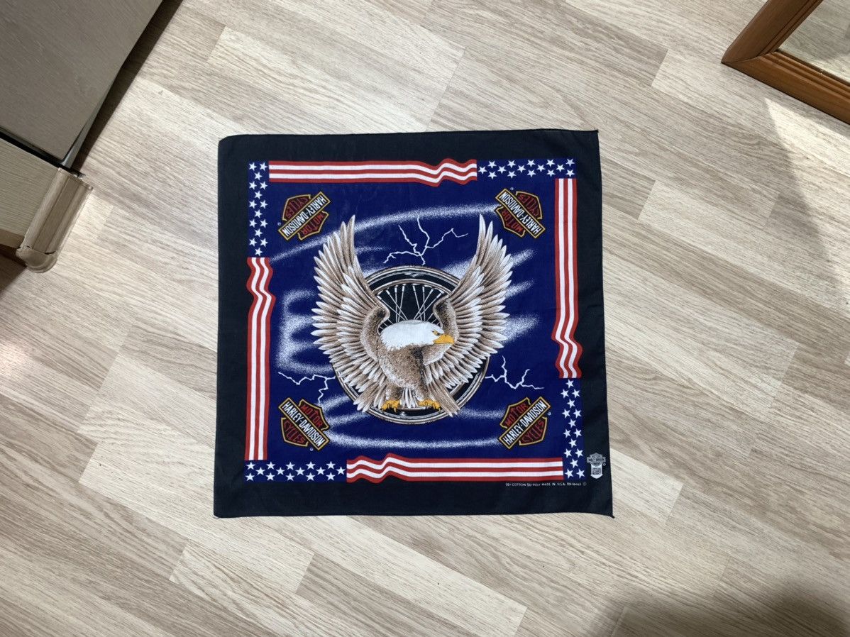 Harley Davidson × Vintage Harley Davidson bandanna scarf 57x57cm Size ONE SIZE - 1 Thumbnail