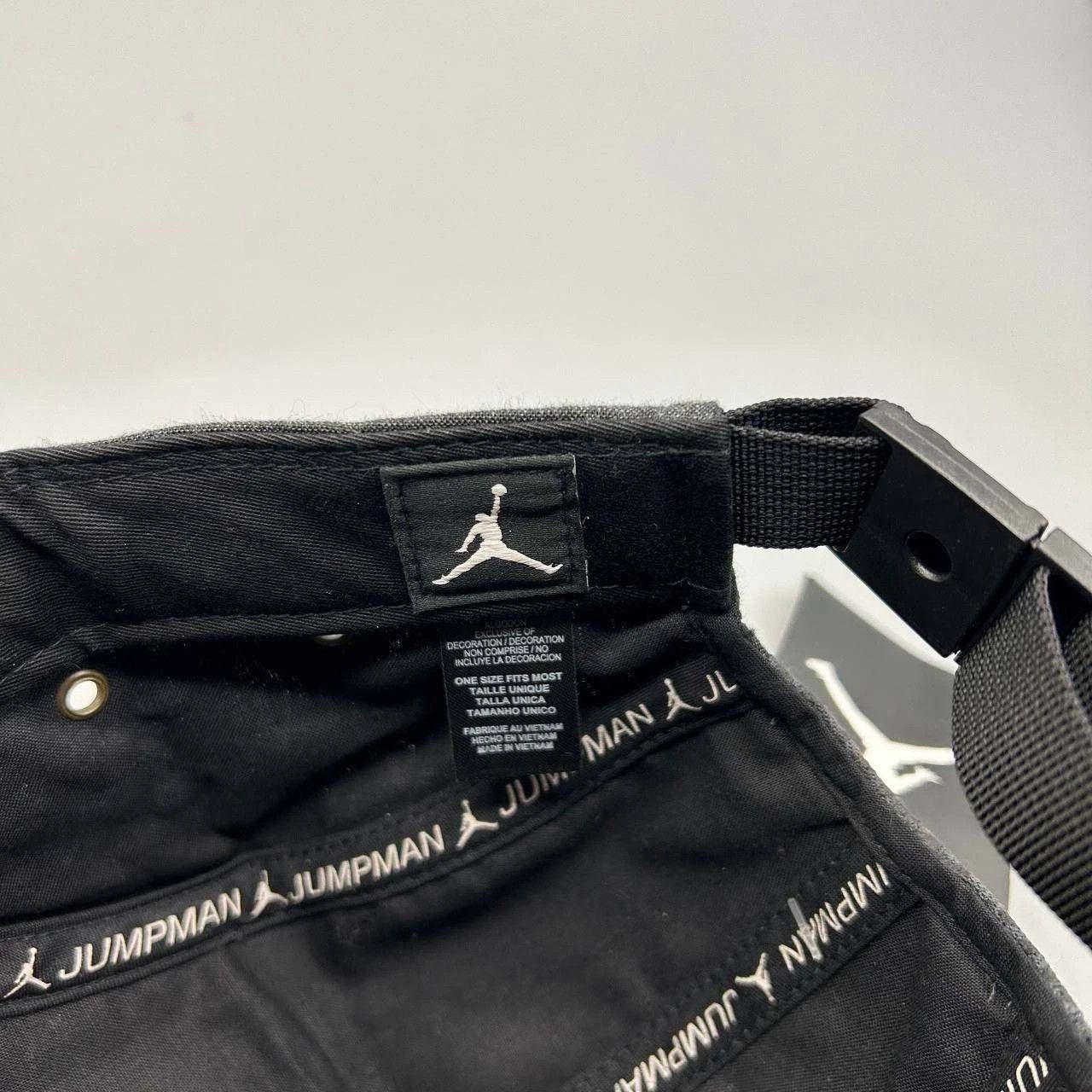 Jordan Brand Air Jordan 5 Panel Hat Cement Elephant Jumpman Strap Back Size ONE SIZE - 4 Thumbnail