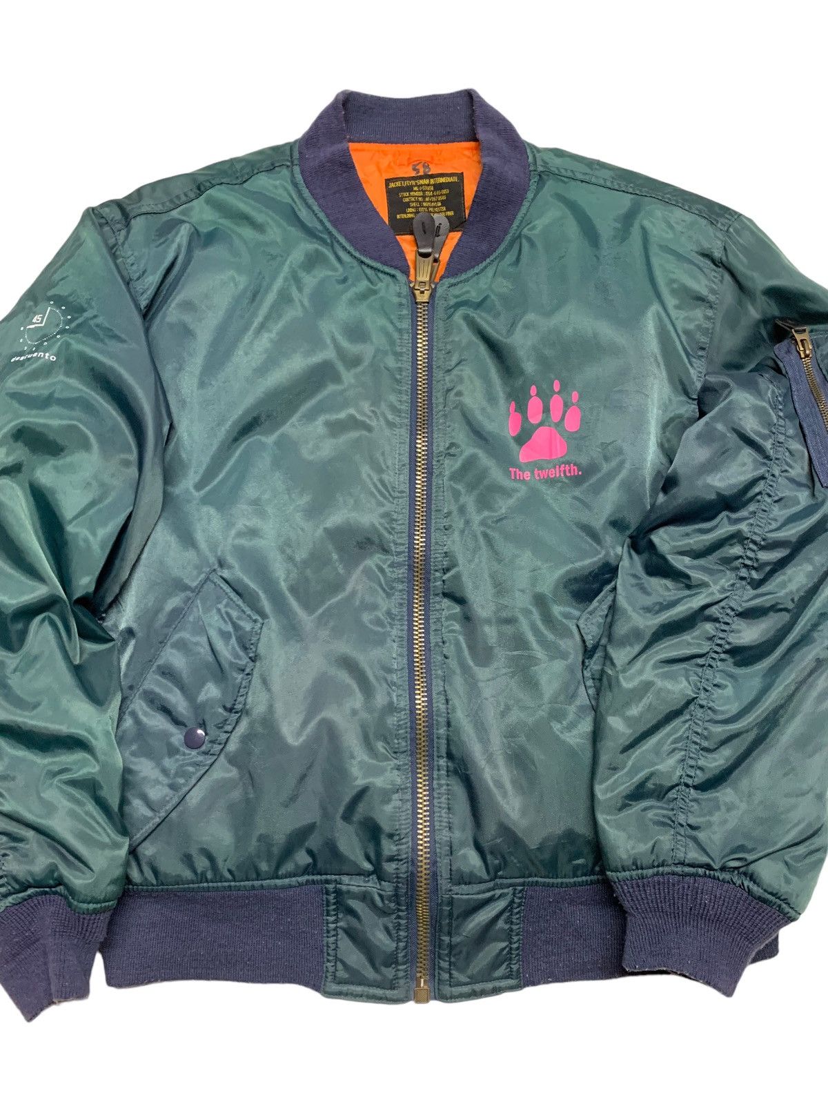 Designer Blue impluse army bomber jacket men’s fashion Size US M / EU 48-50 / 2 - 8 Thumbnail