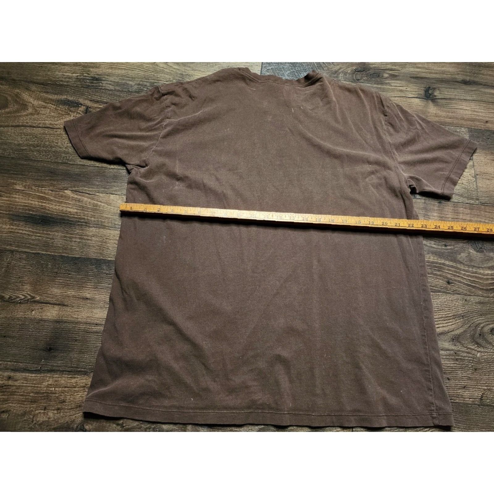 Etro AC/DC Rock N Roll T-Shirt Mens XL Brown Short Sleeve Anthill Trading Band Tee Distressed Size US XL / EU 56 / 4 - 2 Thumbnail