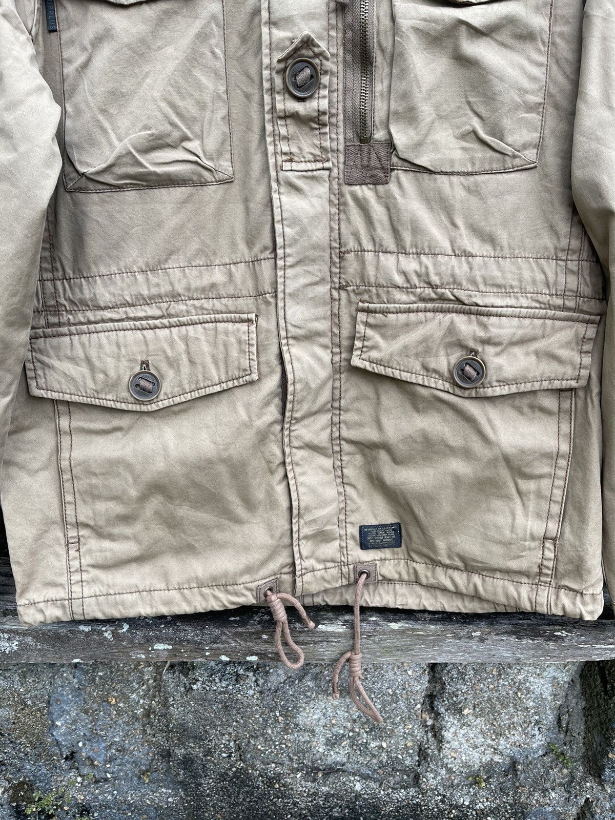 Vintage Surplus Brand Tactical Field Jacket Military Style Zip Hood Size US L / EU 52-54 / 3 - 4 Thumbnail
