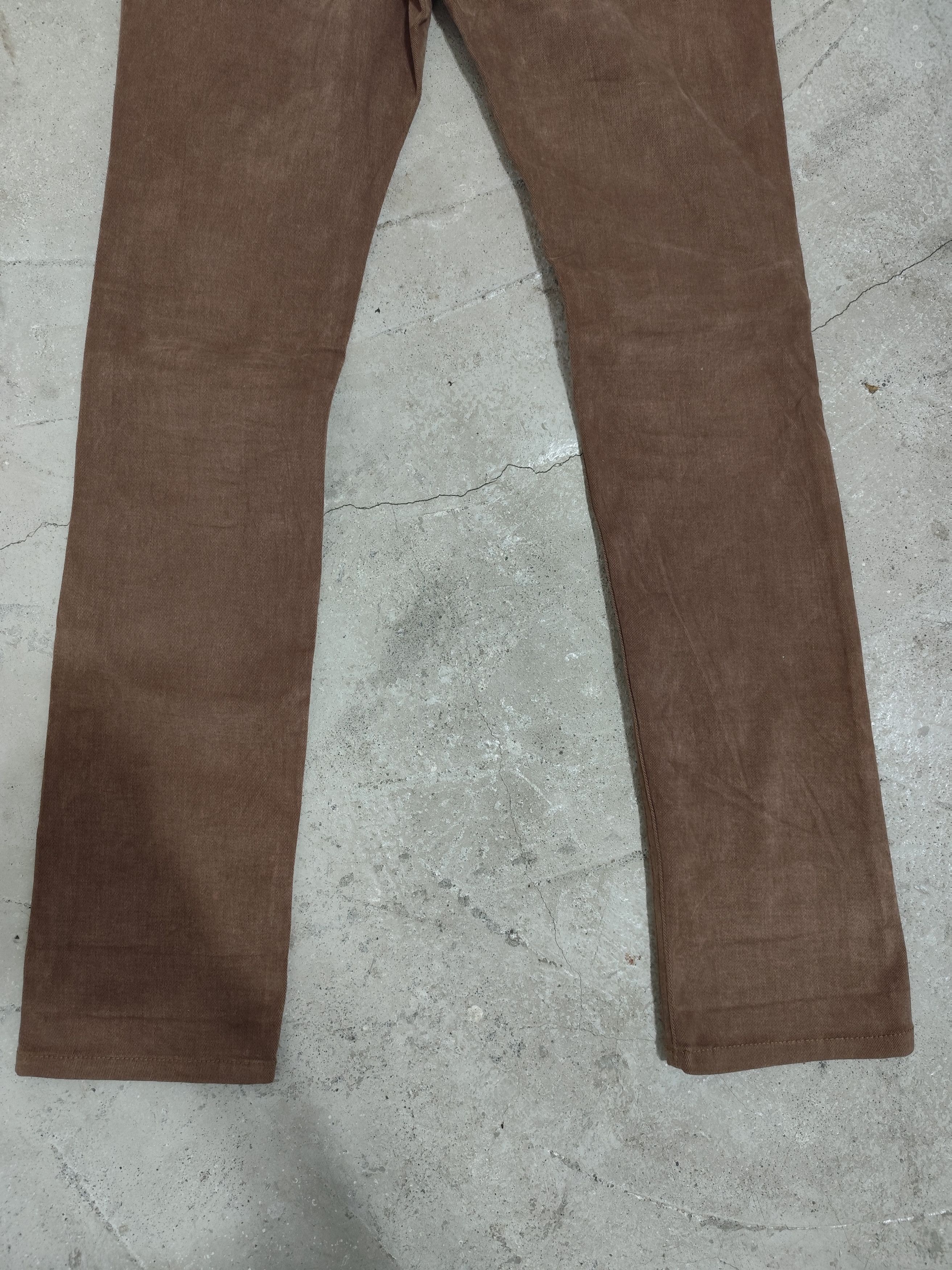 Helmut Lang VINTAGE 90s HELMUT LANG BROWN PANTS Size US 30 / EU 46 - 5 Thumbnail