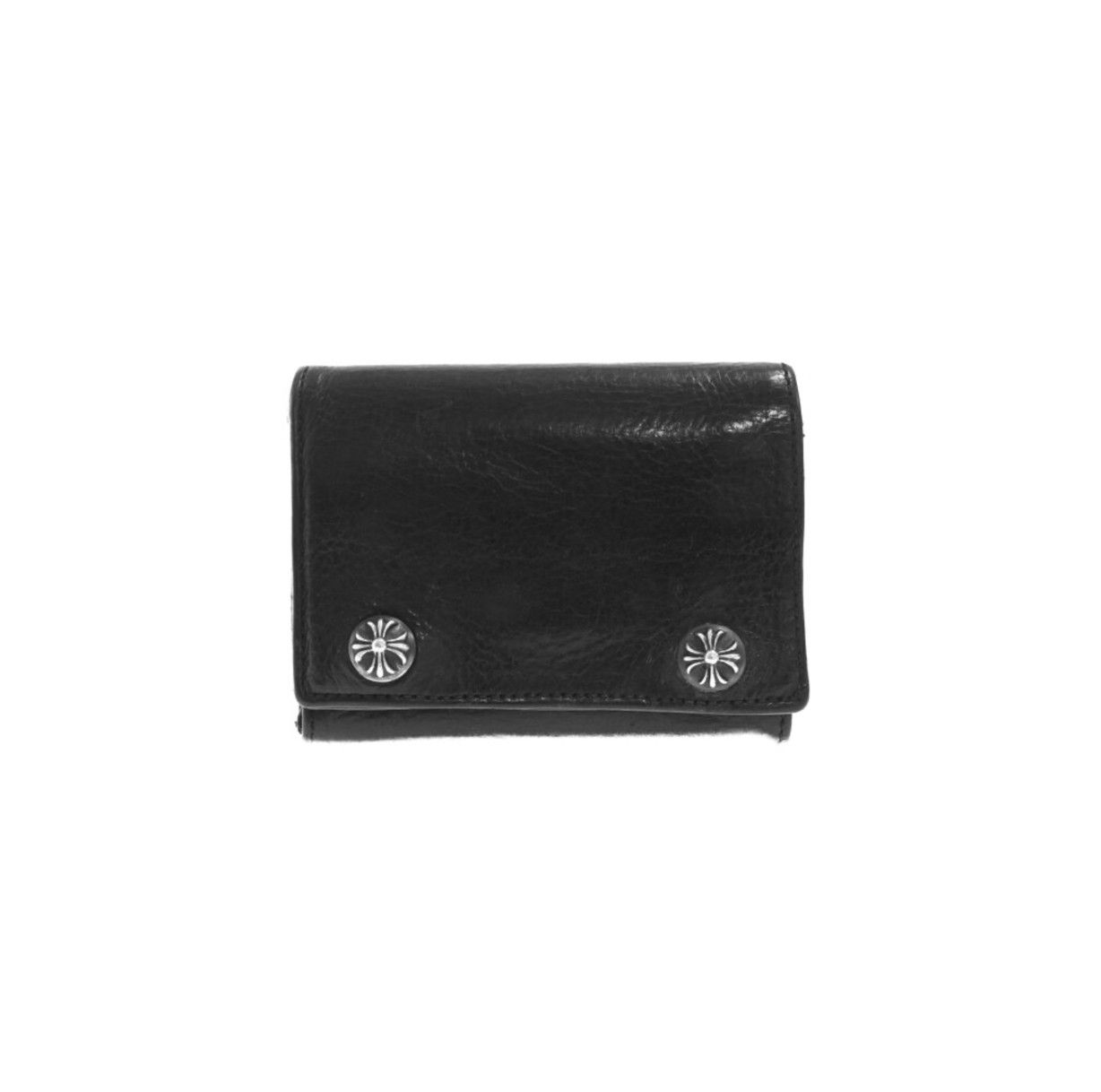 Chrome Hearts CHROME HEARTS CROSS LEATHER FOLD WALLET Size ONE SIZE - 1 Thumbnail