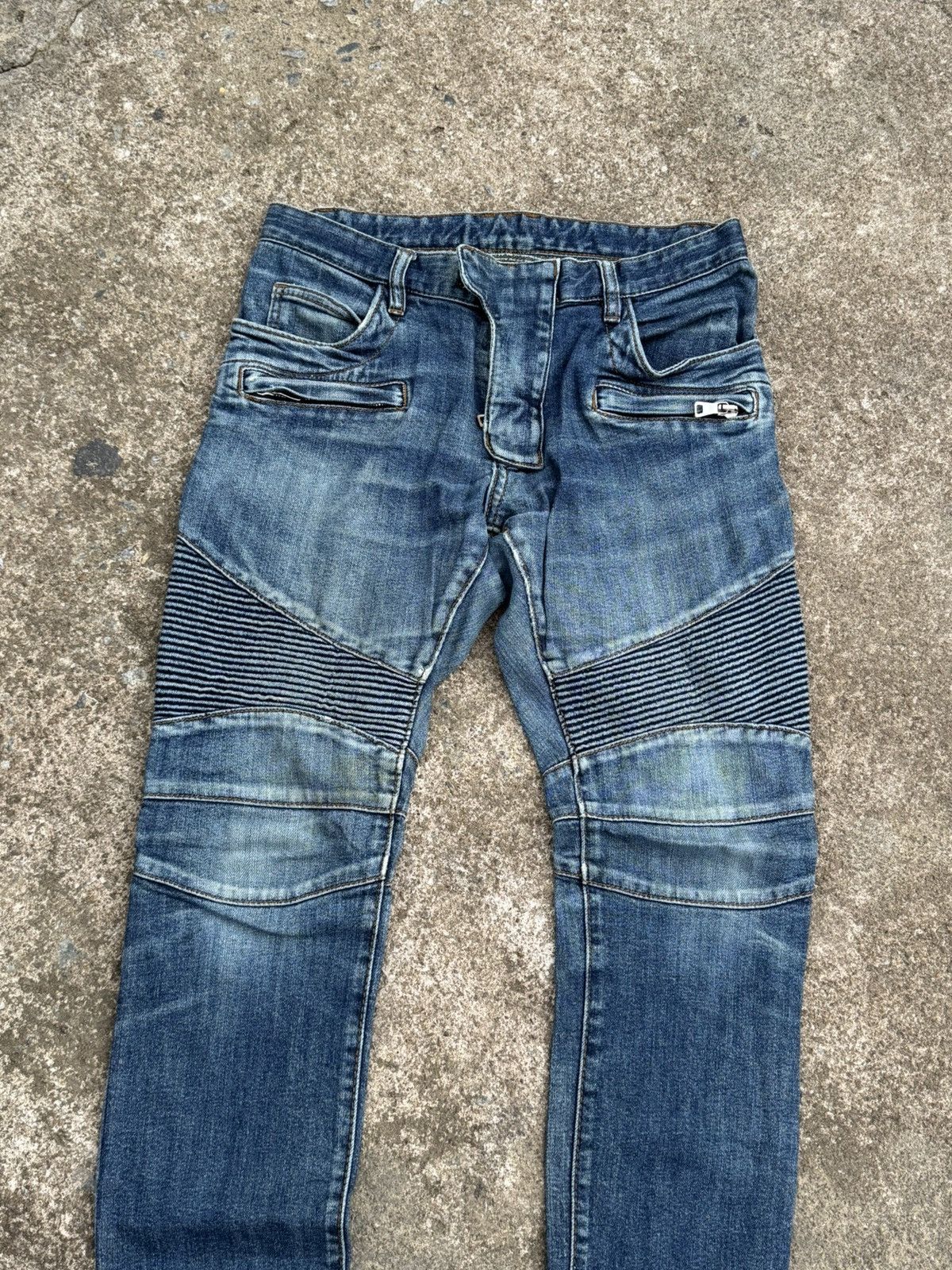 Balmain Balmain Decarnin Biker Denim Size US 30 / EU 46 - 3 Thumbnail