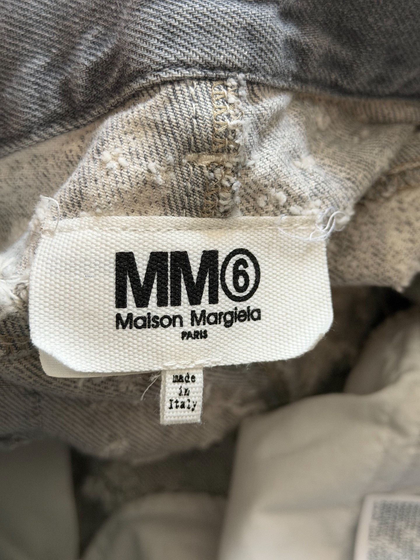 Maison Margiela Maison Margiela MM6 White Distressed Shorts Size US 31 - 2 Thumbnail