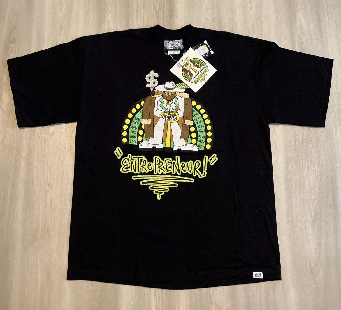Rap Tees × Vintage Deadstock Vintage Y2K Algierz Entrepreneur rap tee mens XL Size US XL / EU 56 / 4 - 3 Thumbnail
