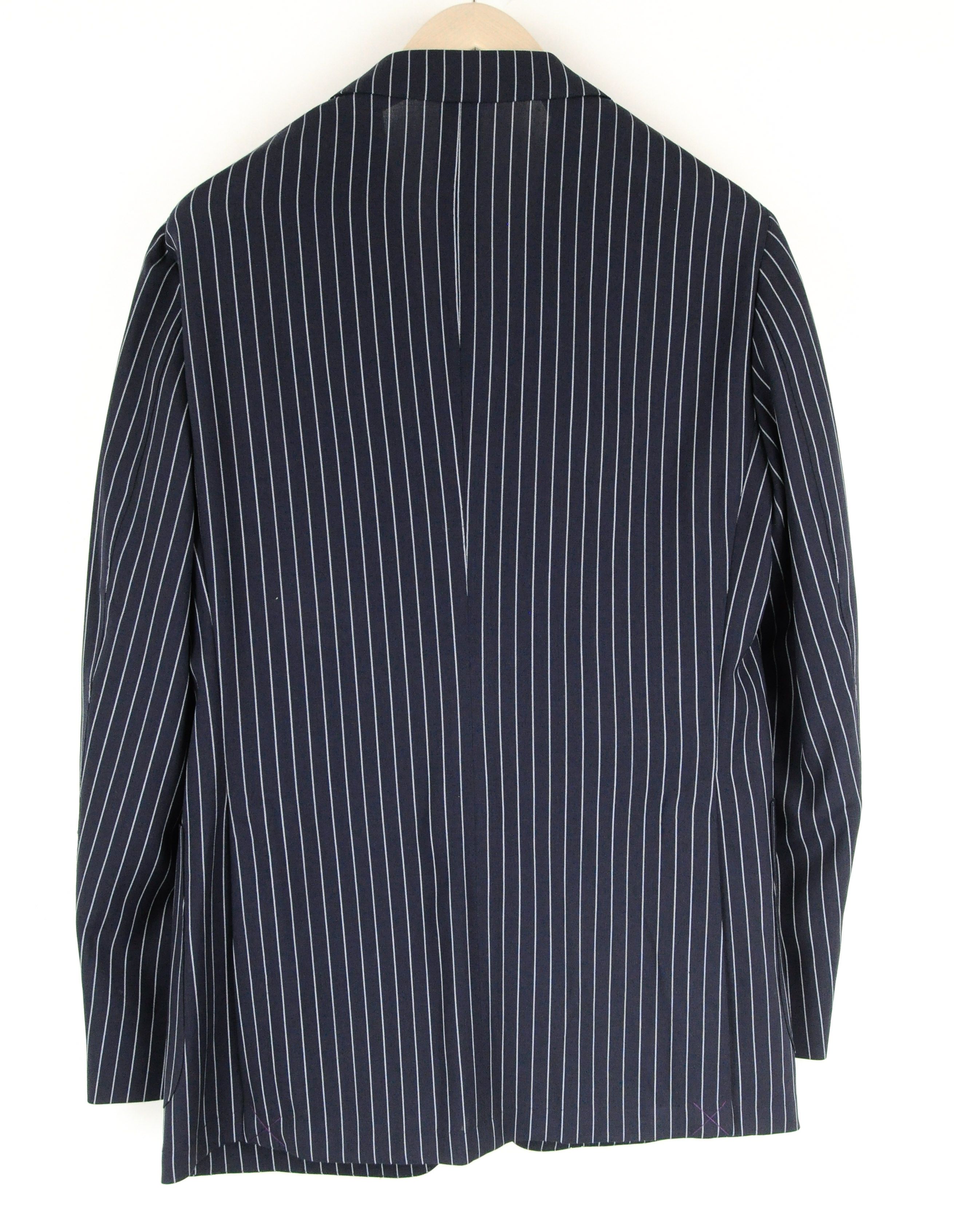 Suitsupply HAVANA UK40R Navy Wool Striped Blazer 55244 Size 40R - 2 Thumbnail