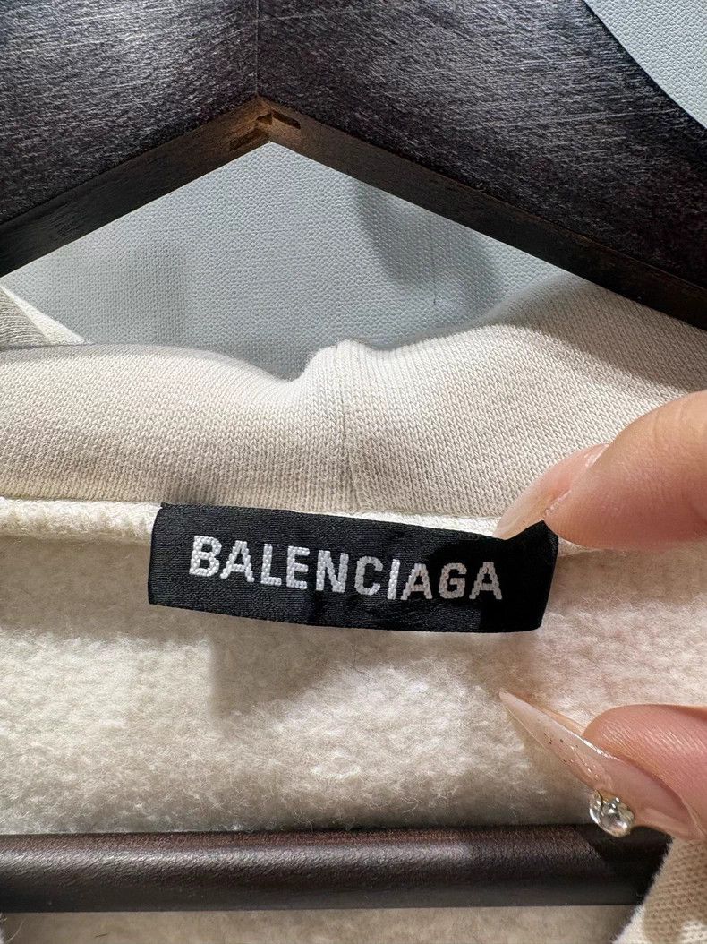 Balenciaga Balenciaga Front and Back Letter Printed Hoodie Size US XXS / EU 40 - 3 Thumbnail