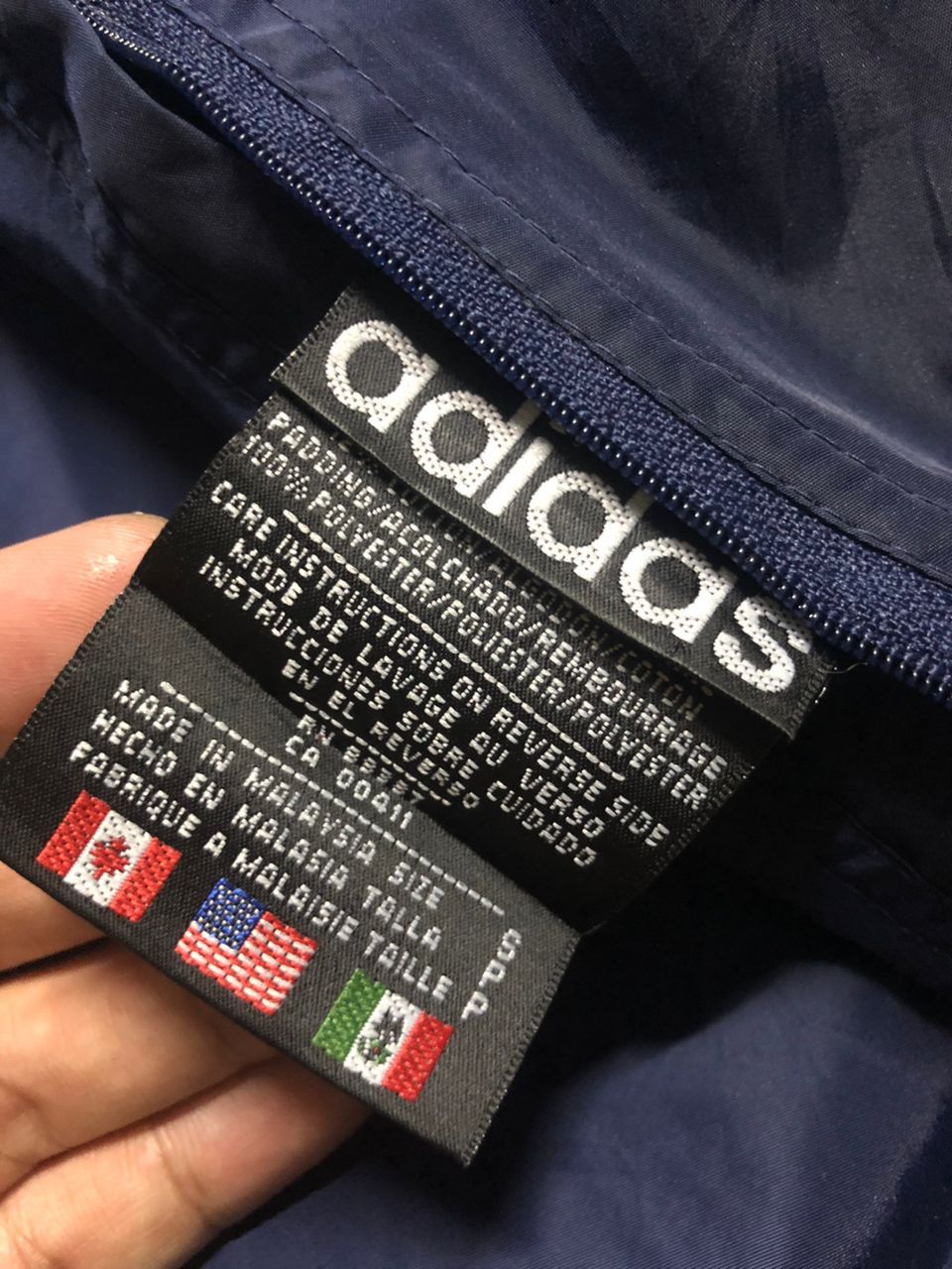 Adidas Vintage 90s Adidas Rivesible Hoodie Zipper Jacket Size US S / EU 44-46 / 1 - 16 Thumbnail