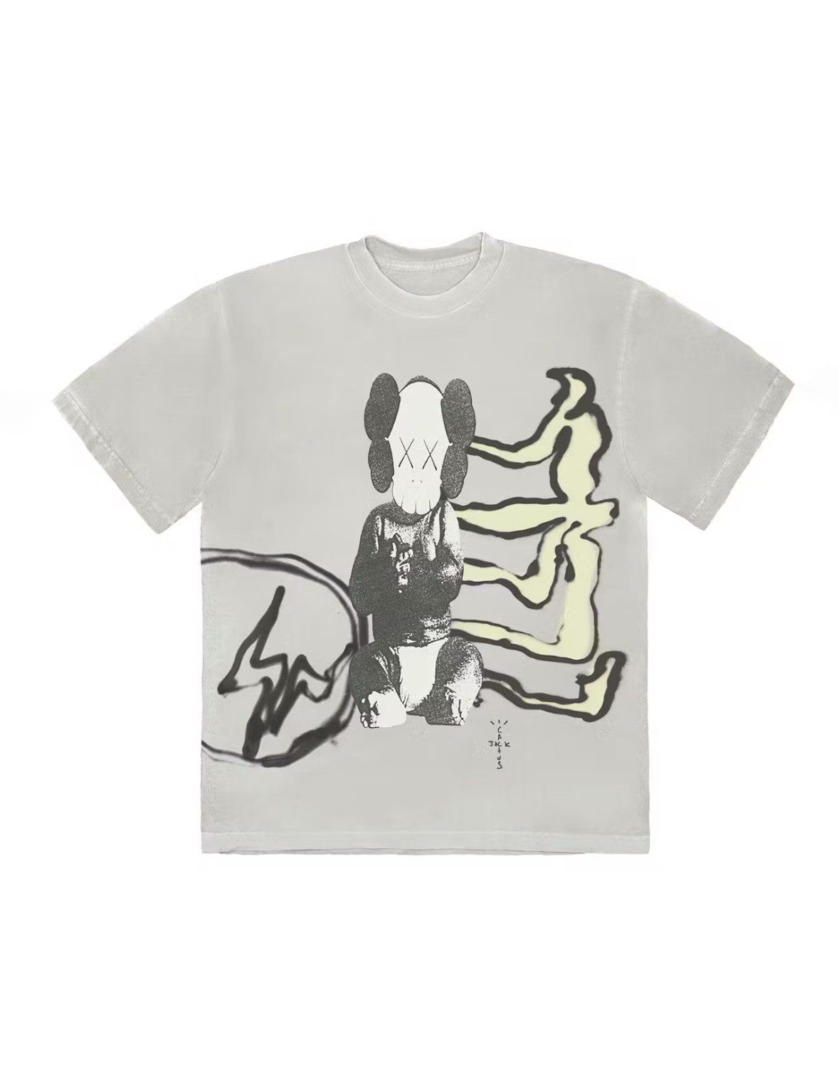 Fragment Design × Kaws × Travis Scott Travis Scott Cactus Jack + Kaws For Fragment Tee Size US M / EU 48-50 / 2 - 1 Thumbnail