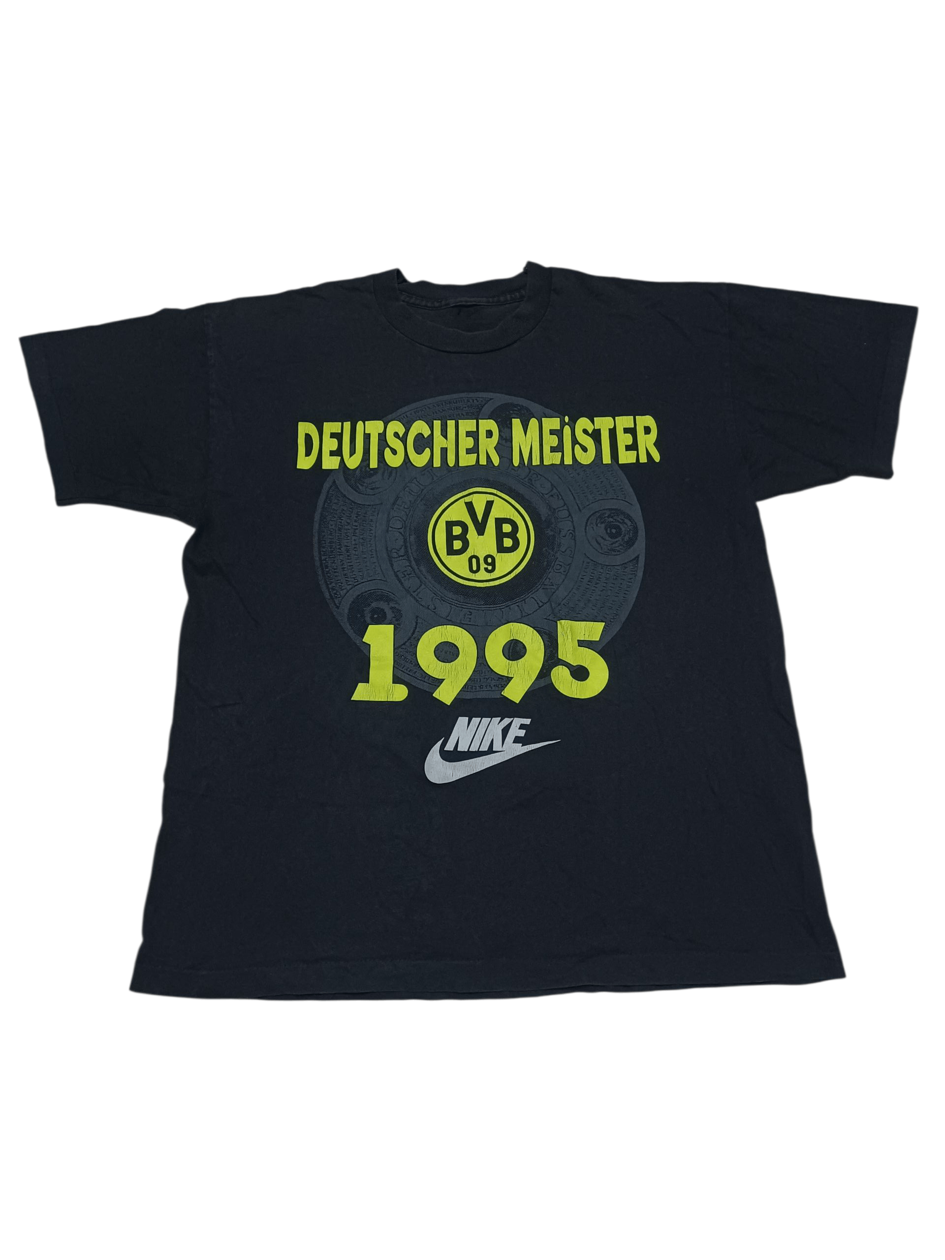 Nike BORUSSIA DORTMUND NIKE VINTAGE 1995 MEISTER TEE Size US XL / EU 56 / 4 - 1 Thumbnail