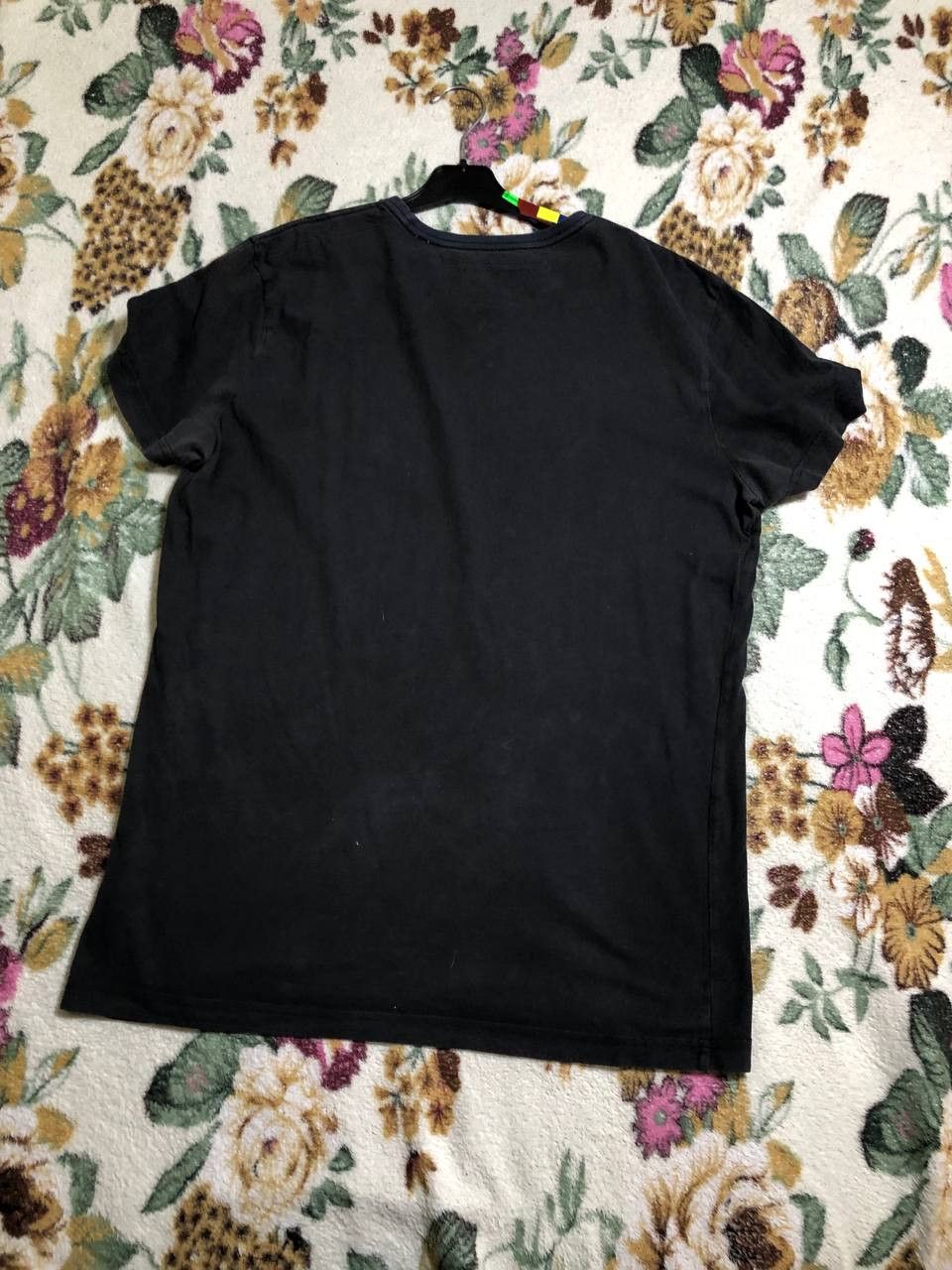 Diesel Diesel Shirt Black Denim Division Chenille Logo Graphic Tee Size US XL / EU 56 / 4 - 14 Thumbnail