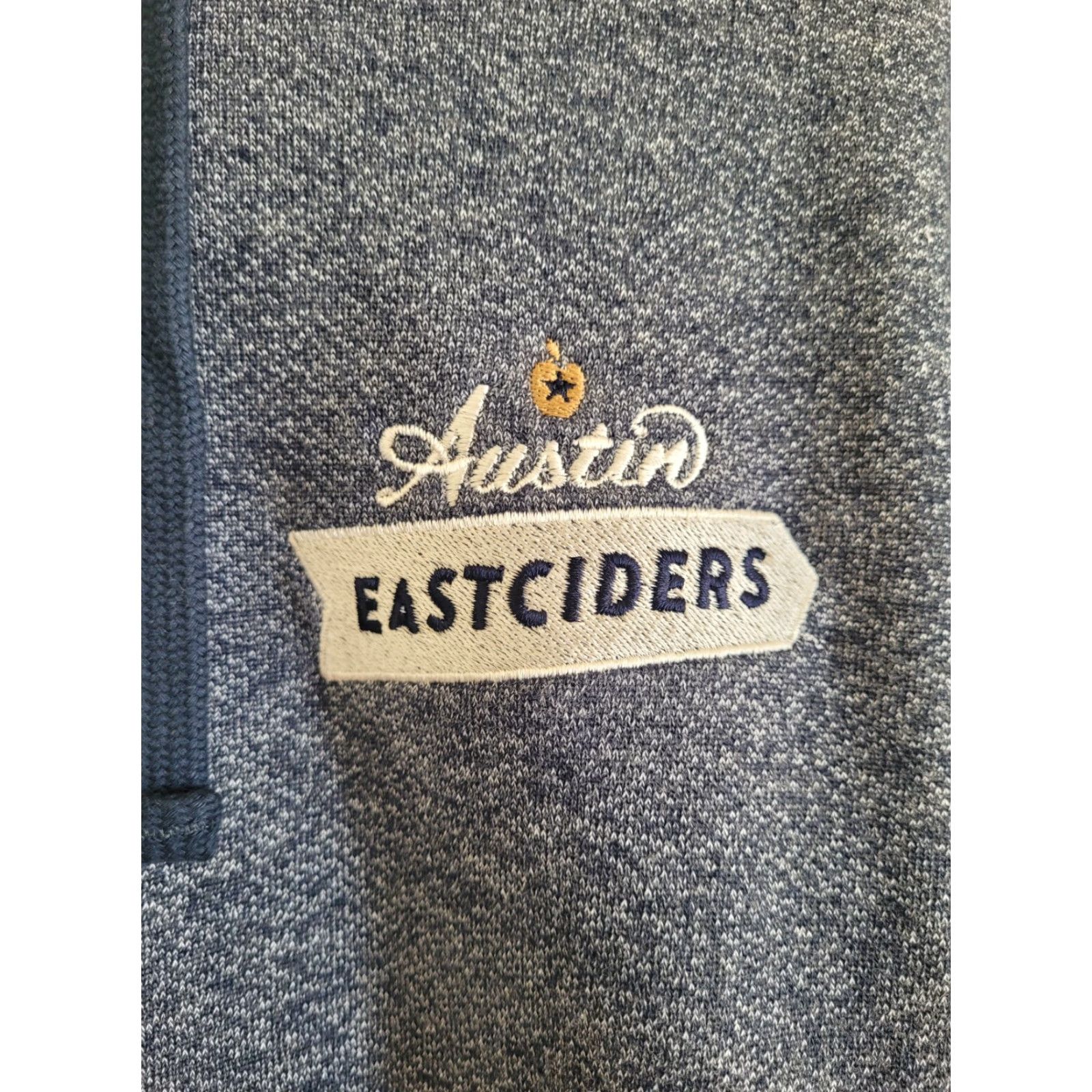 Next Level Austin Eastciders Logo Sewn Full Zip Hoodie Sweatshirt L Men Blue Cotton Blend 53% Cotton 47% Polyester Zip Up Size US L / EU 52-54 / 3 - 2 Thumbnail